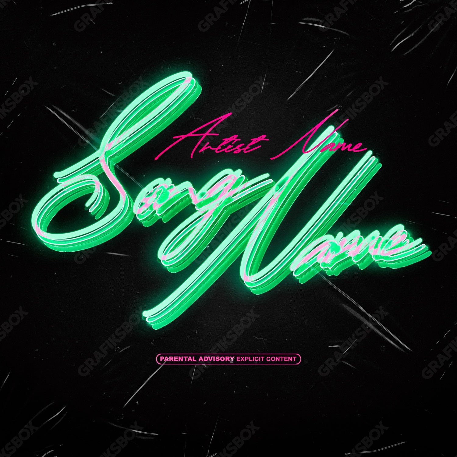 Miami Neon premade cover art