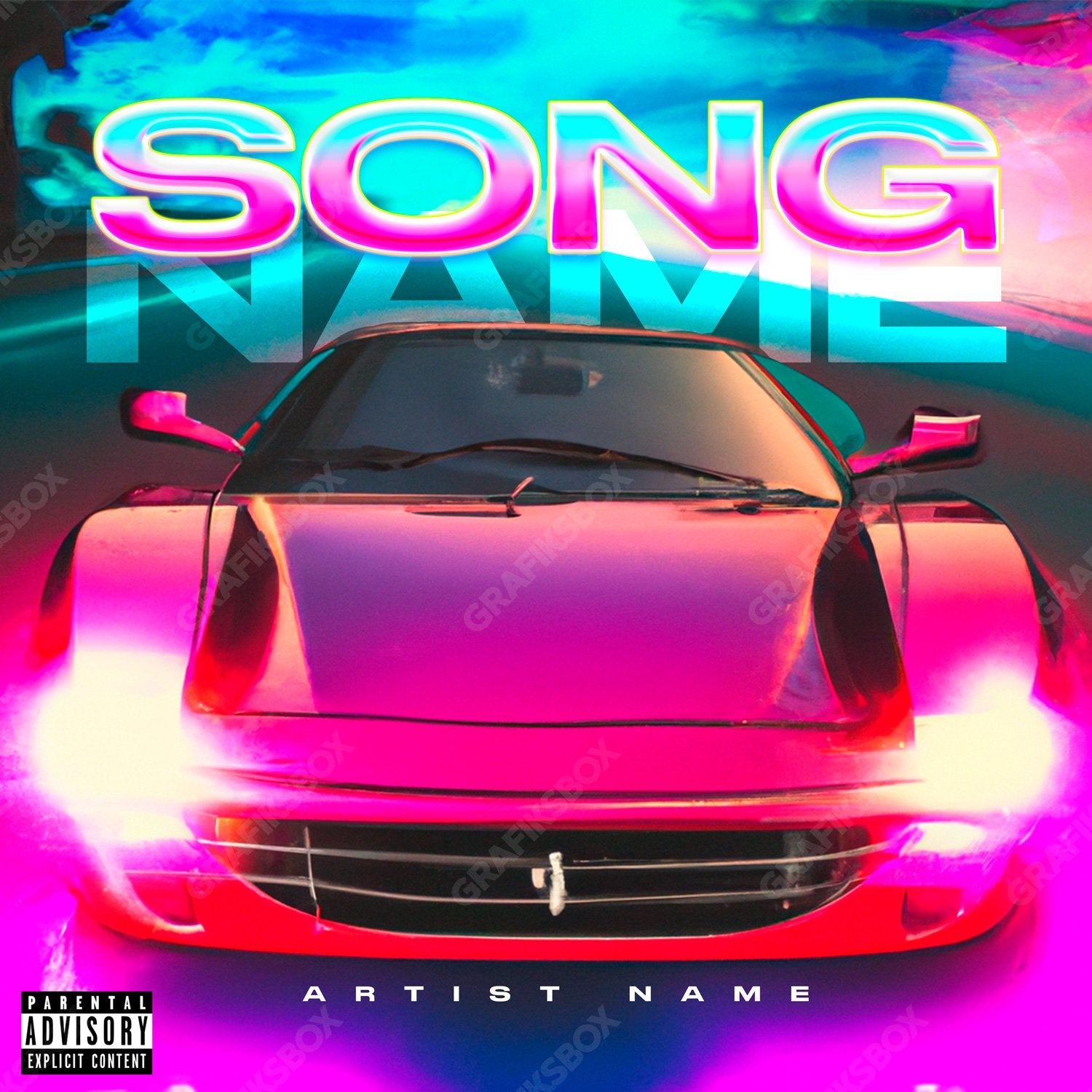 Miami Race premade cover art