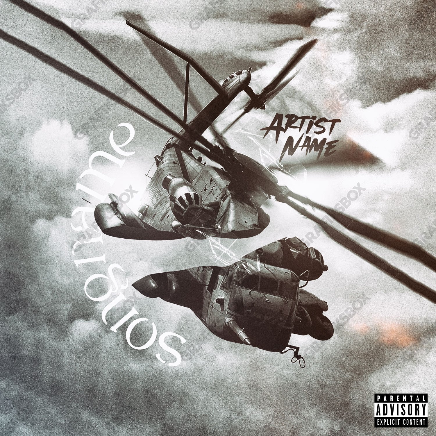 Military premade cover art