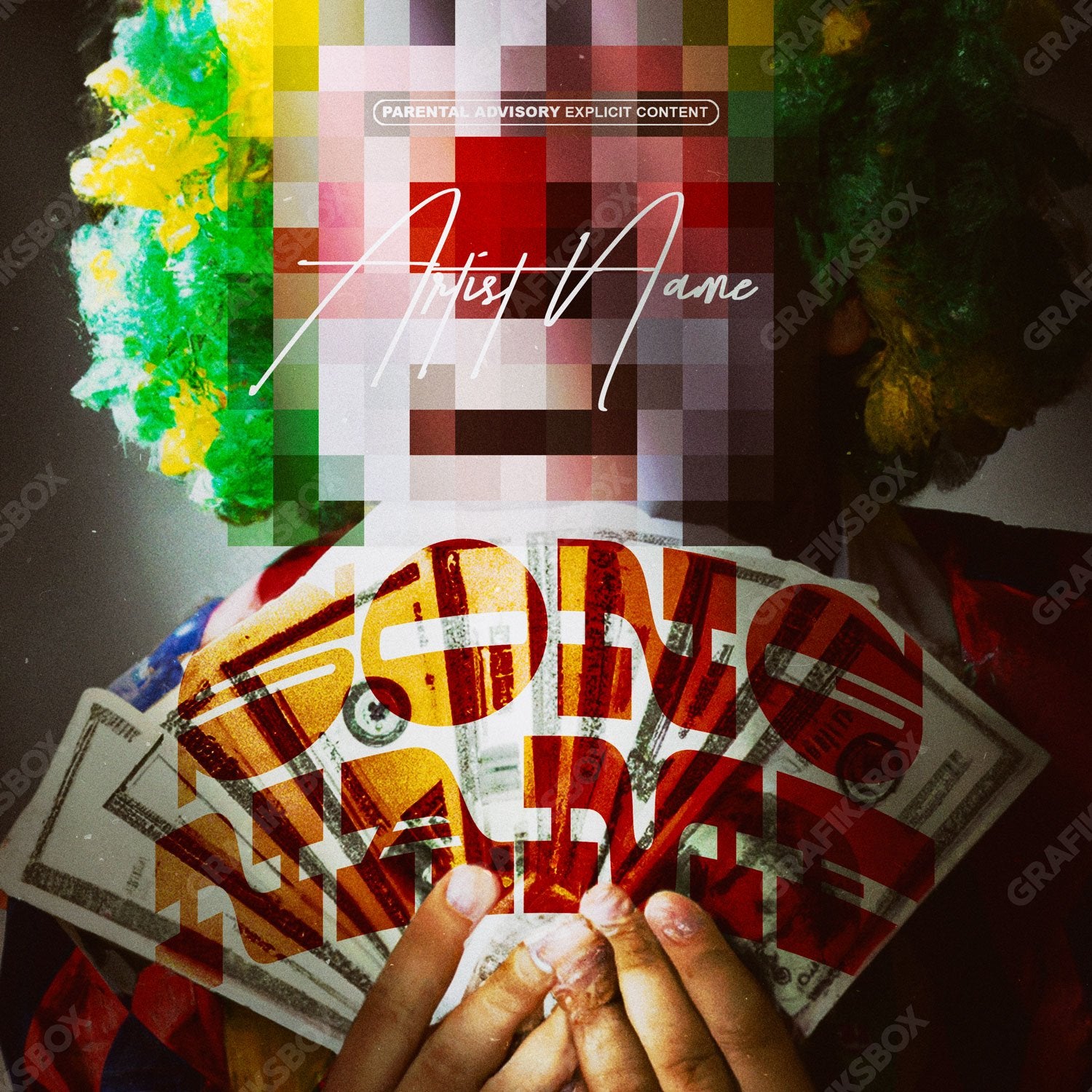 Money Clown premade cover art