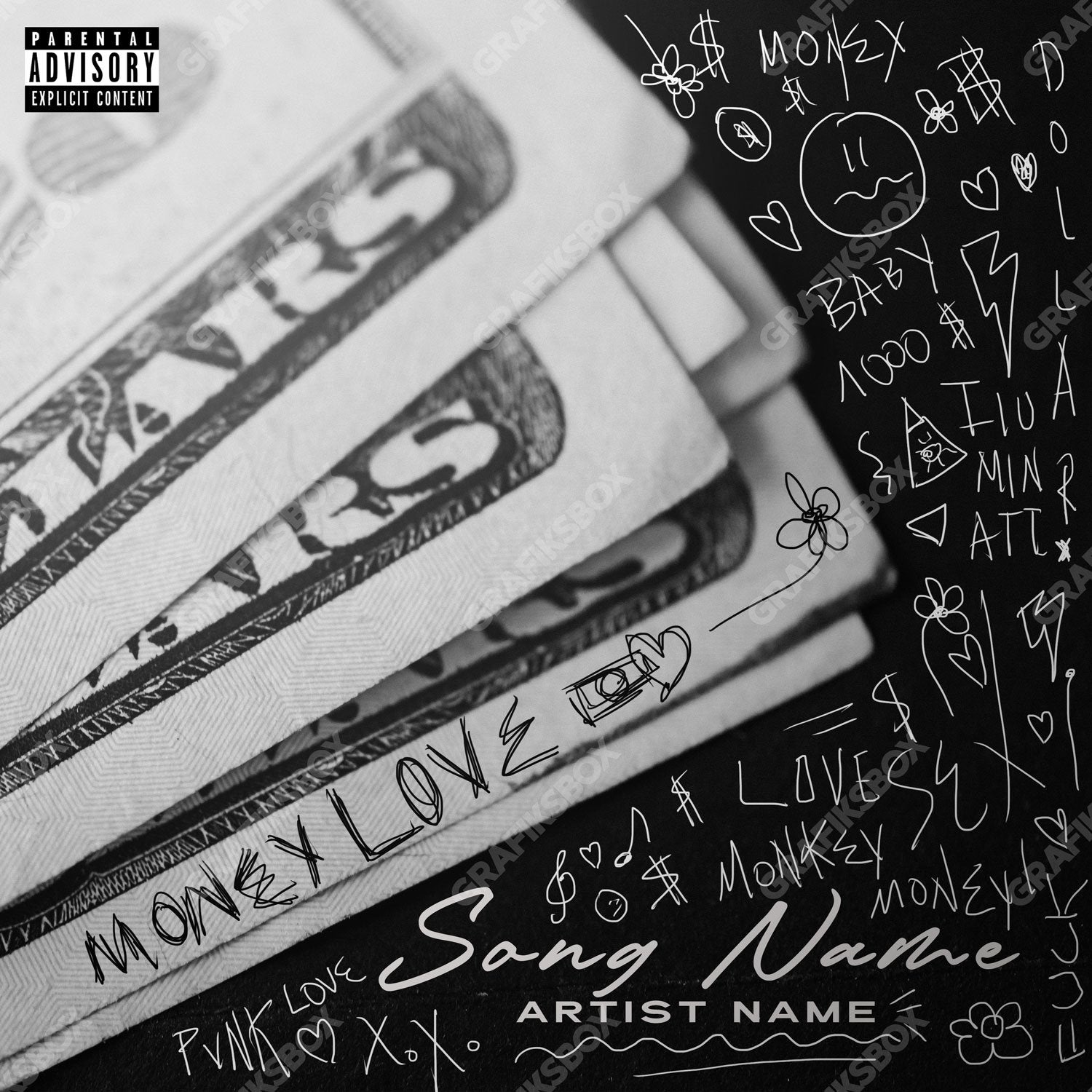 Money Love premade cover art