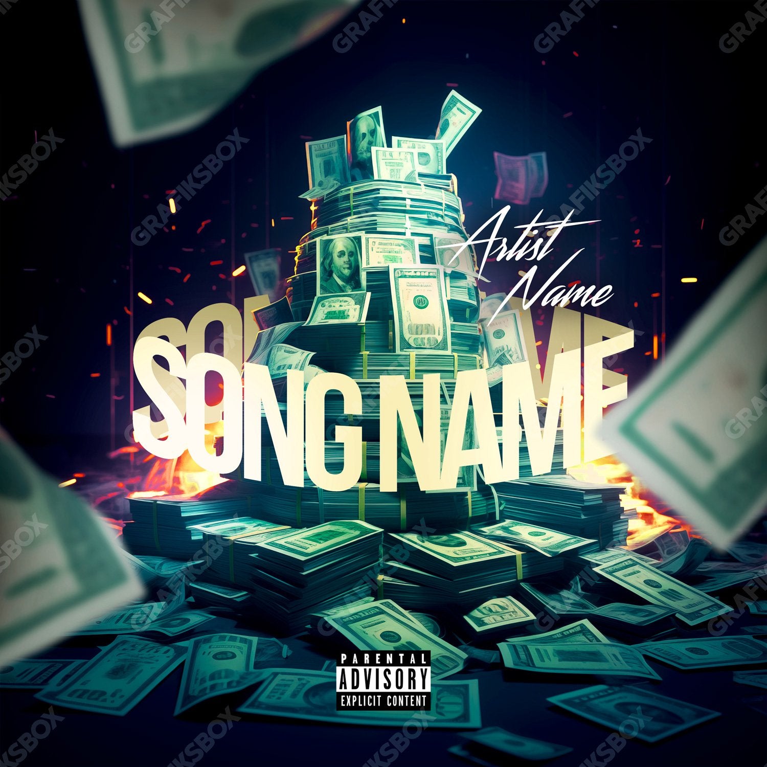 Money Tower premade cover art