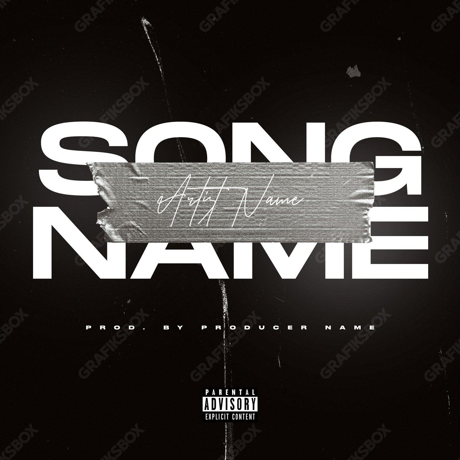 Night Tape premade cover art