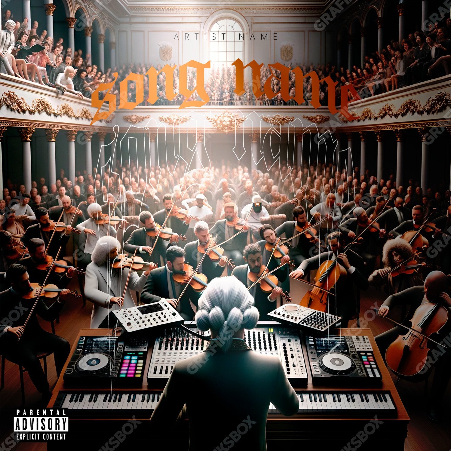 Orchestra premade cover art