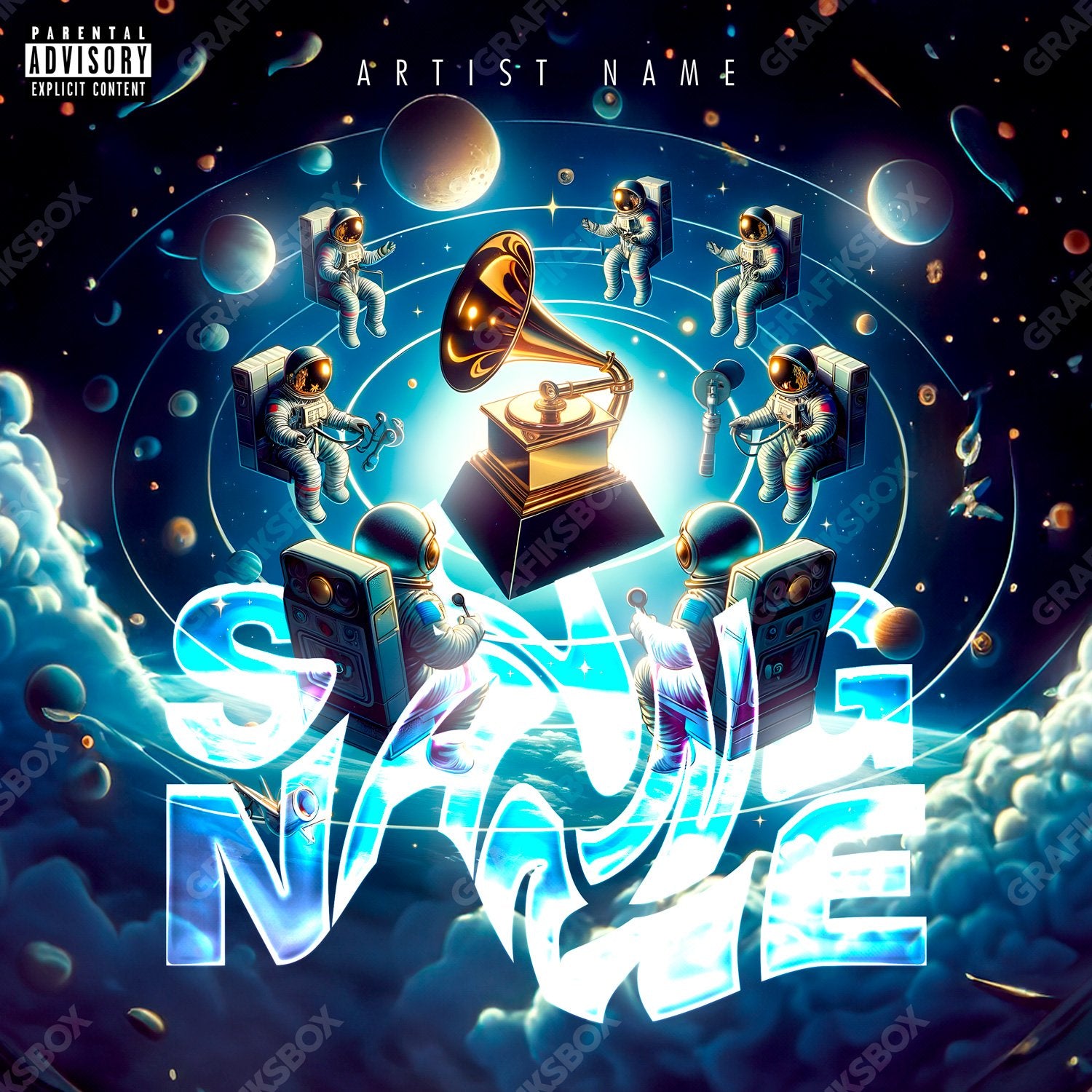 Outer Space premade cover art