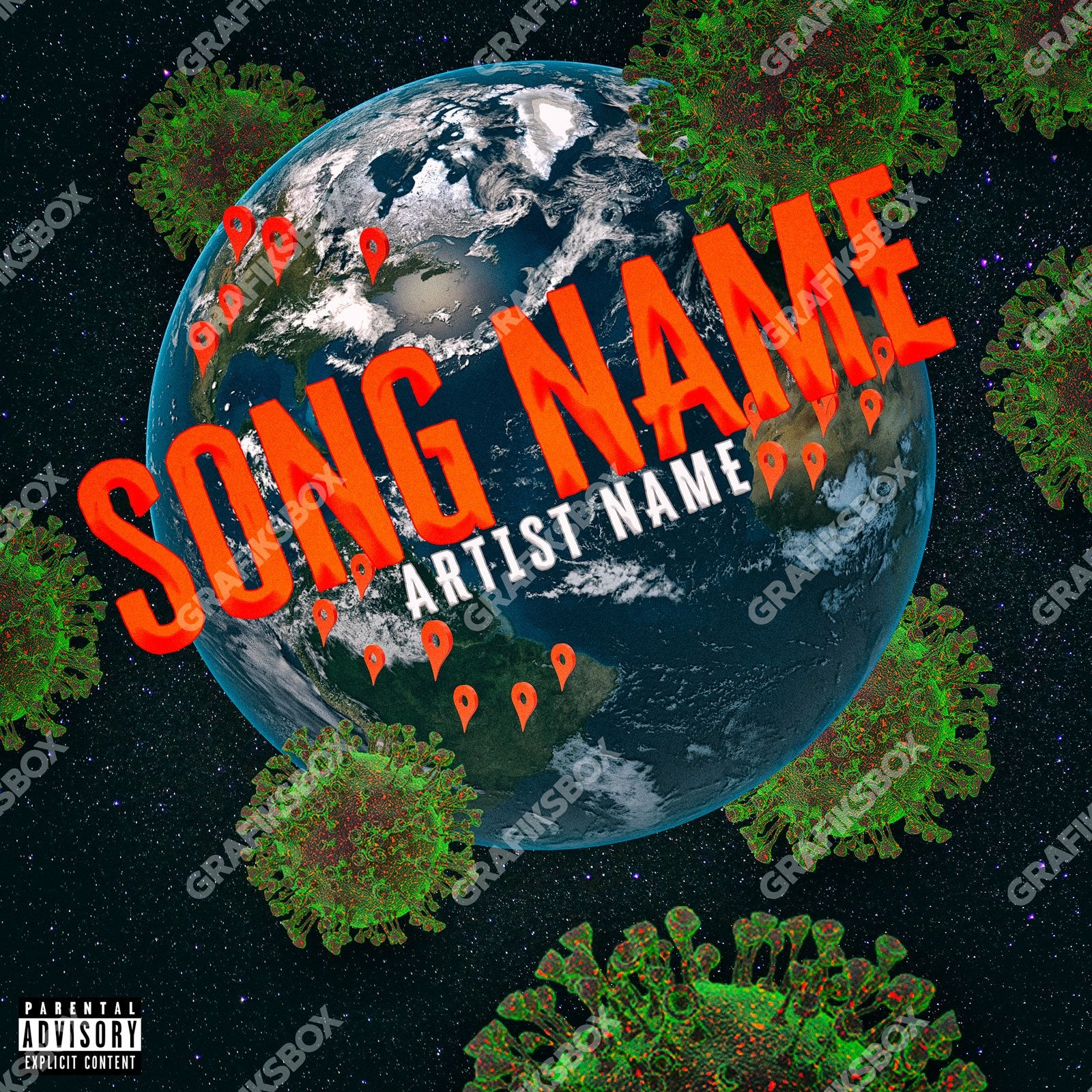 coronavirus album cover art