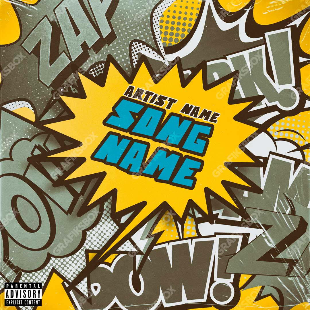 cartoon album cover art