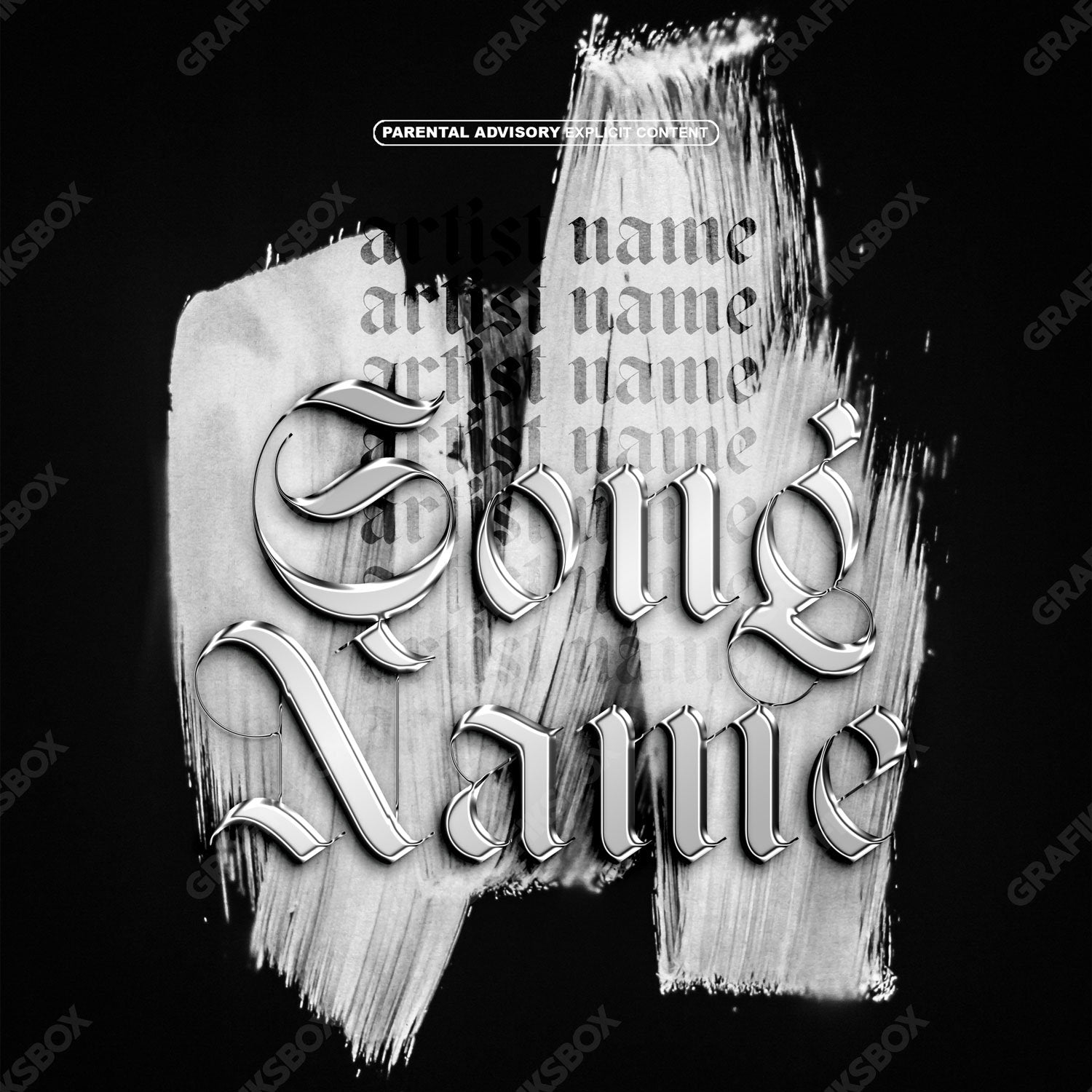 Paintbrush premade cover art