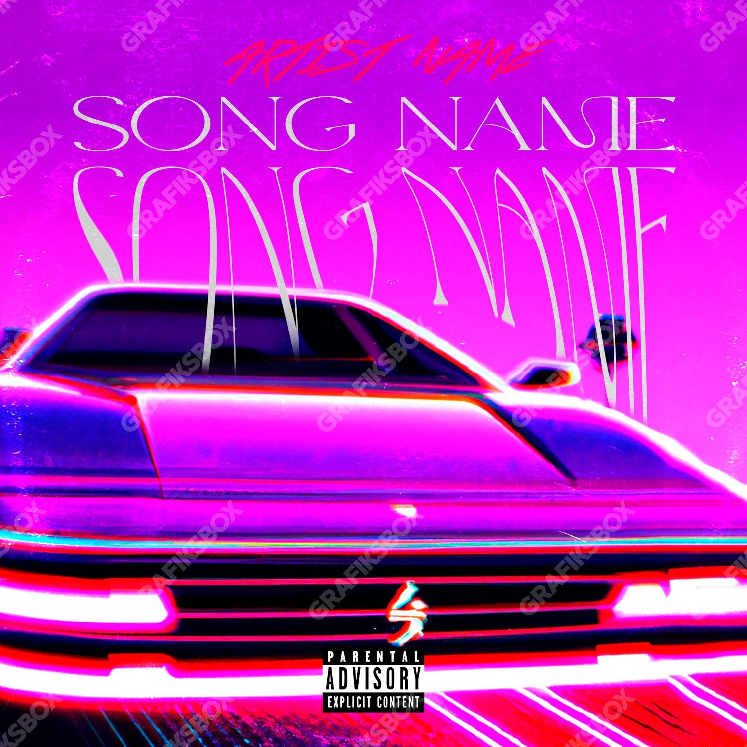 Pink Vintage premade cover art