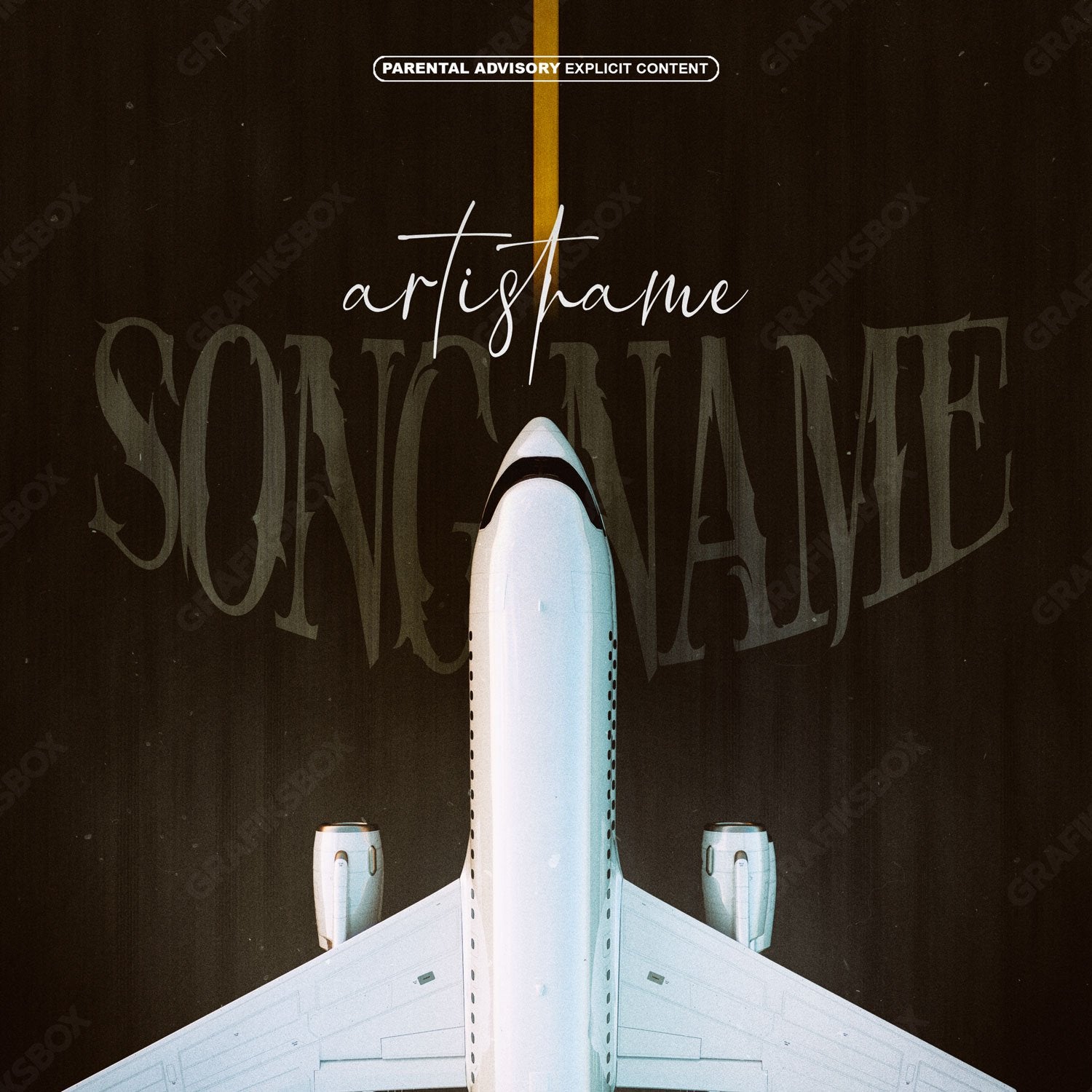 Plane premade cover art