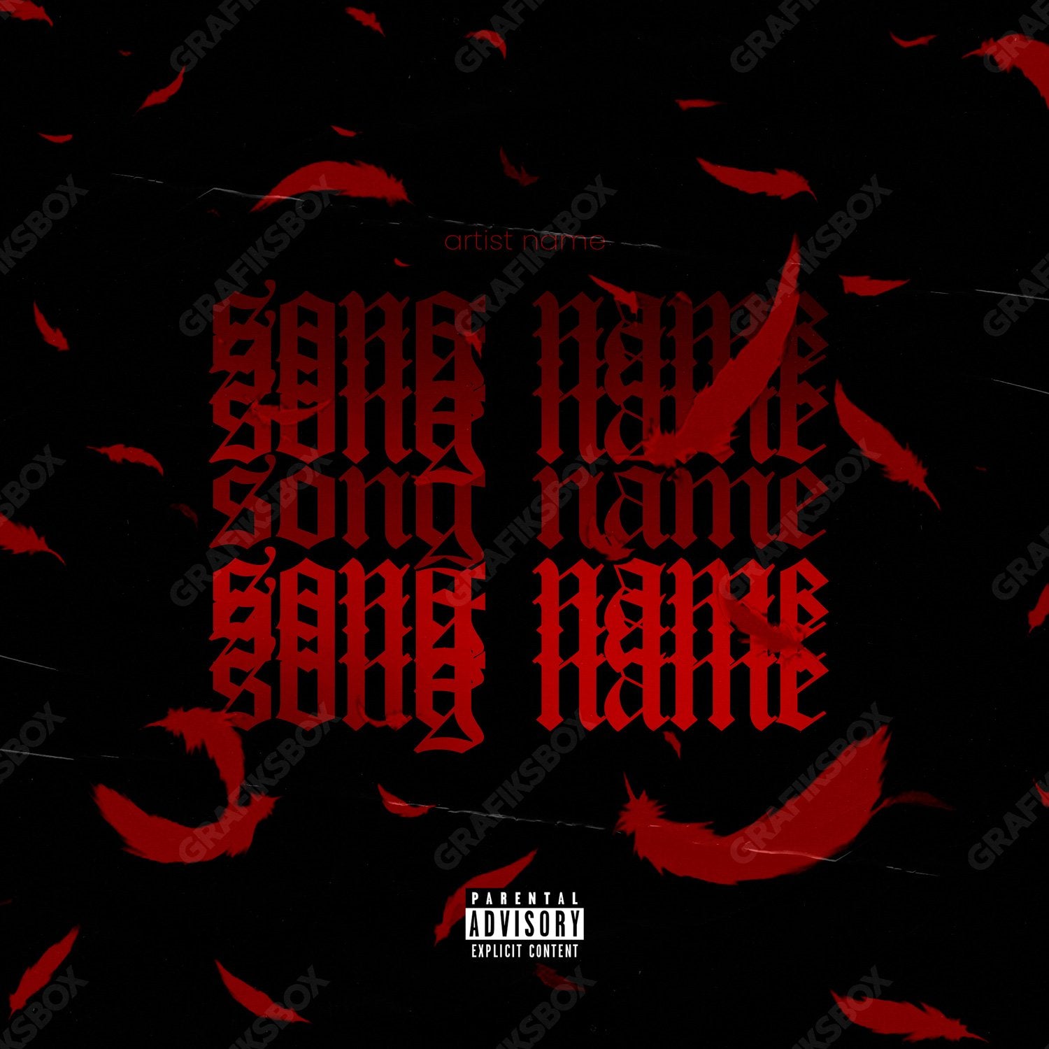 Plucking premade cover art