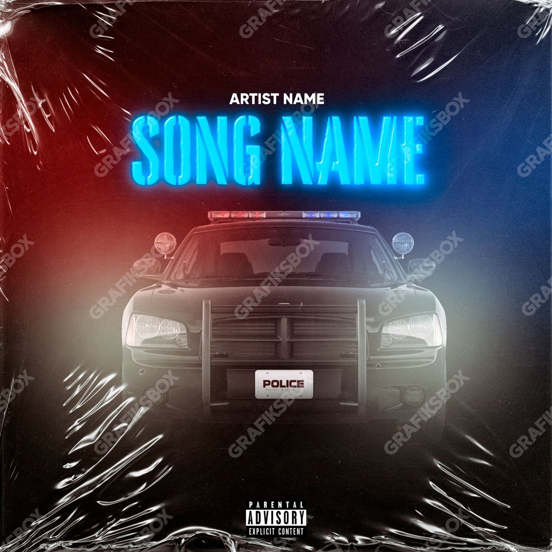 Police car cover art