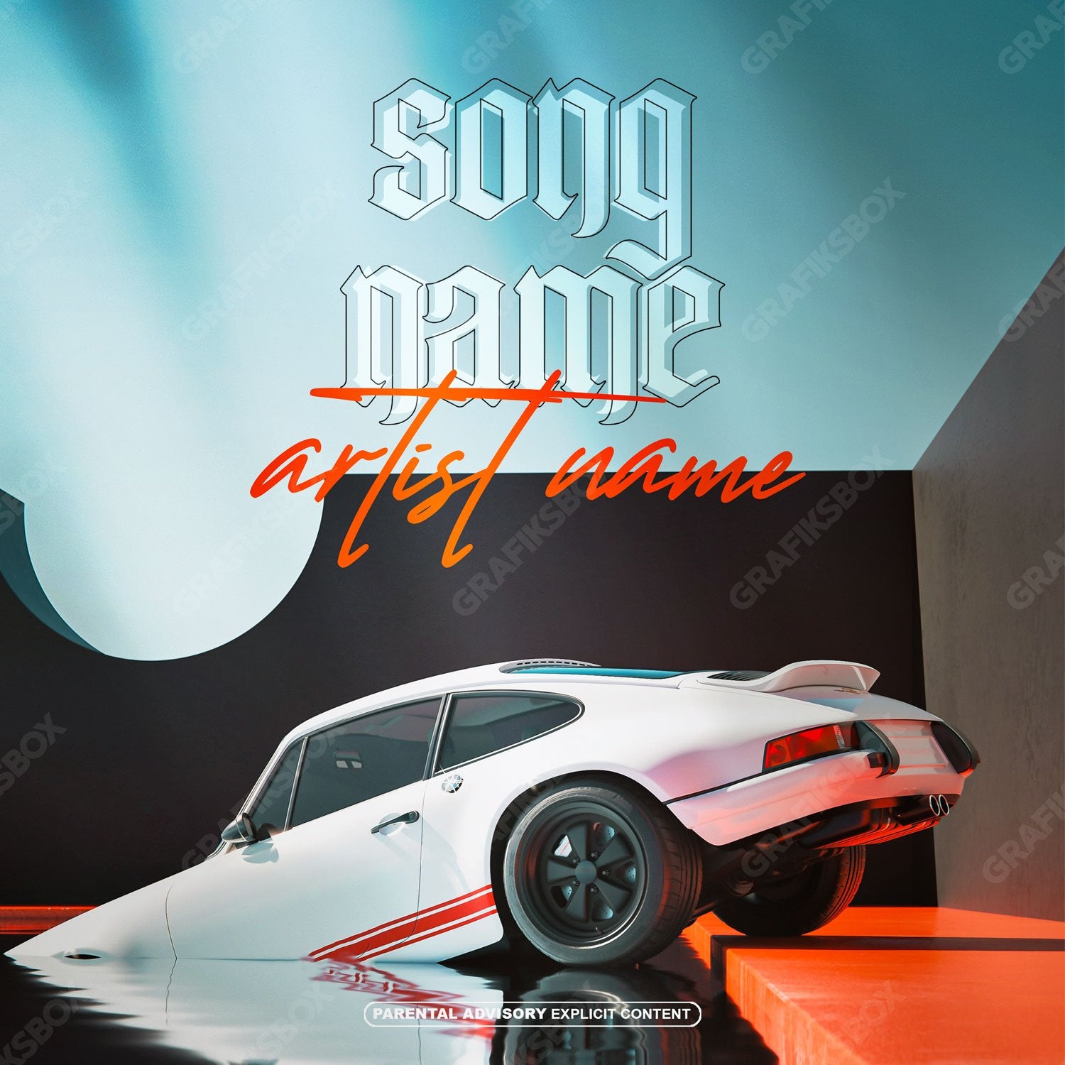 Porsche premade cover art