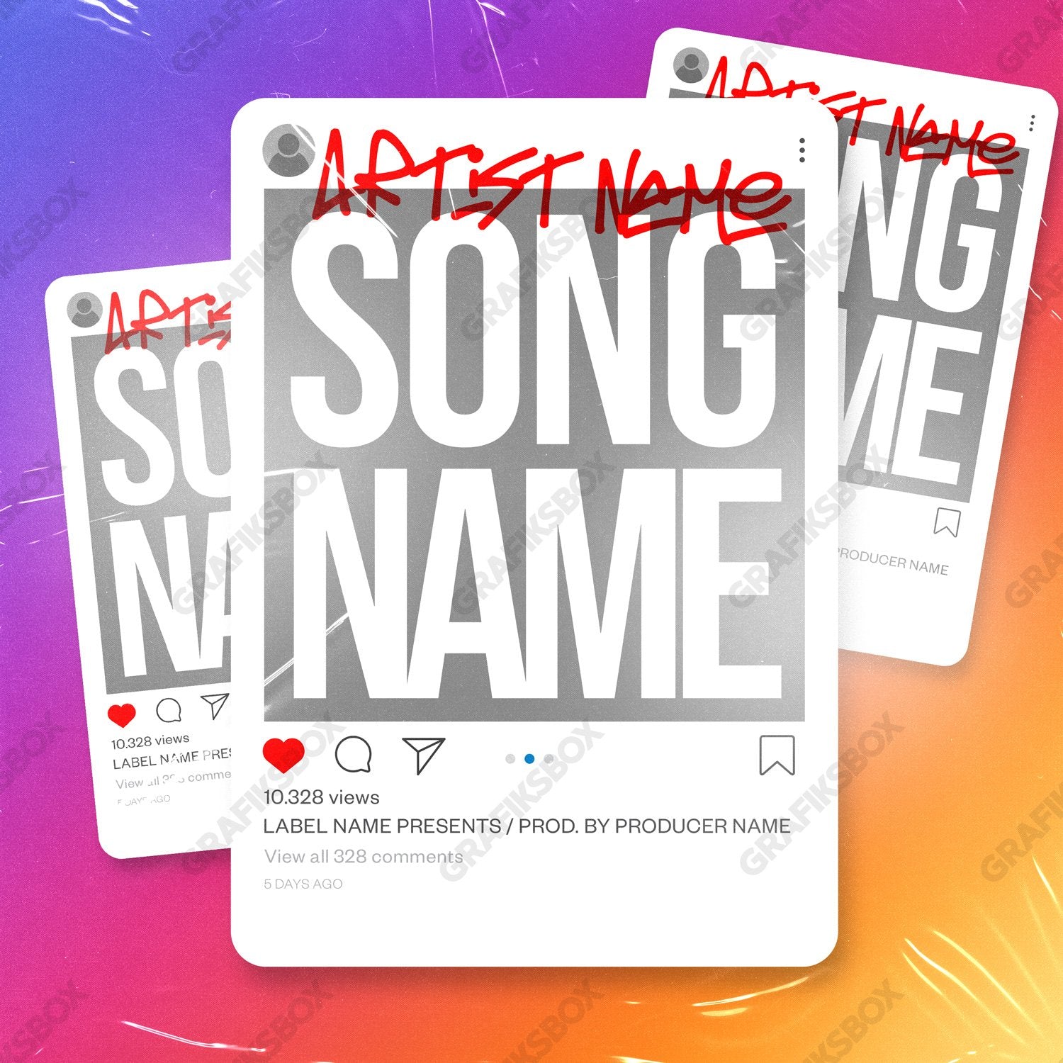 Post premade cover art