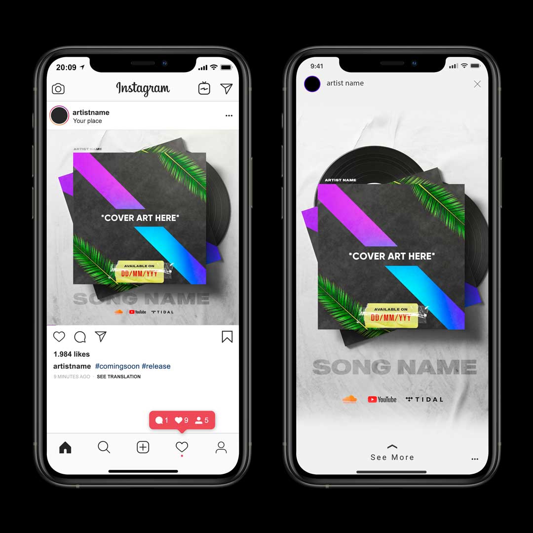 promo release template