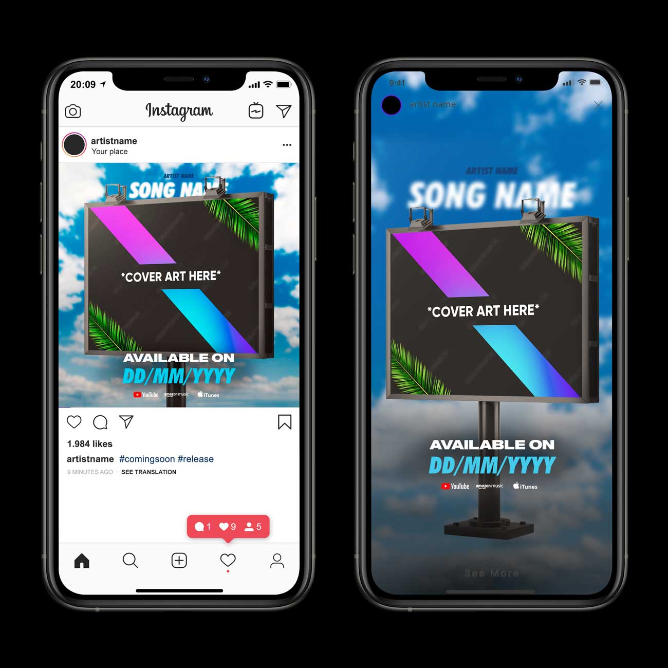 promo release template
