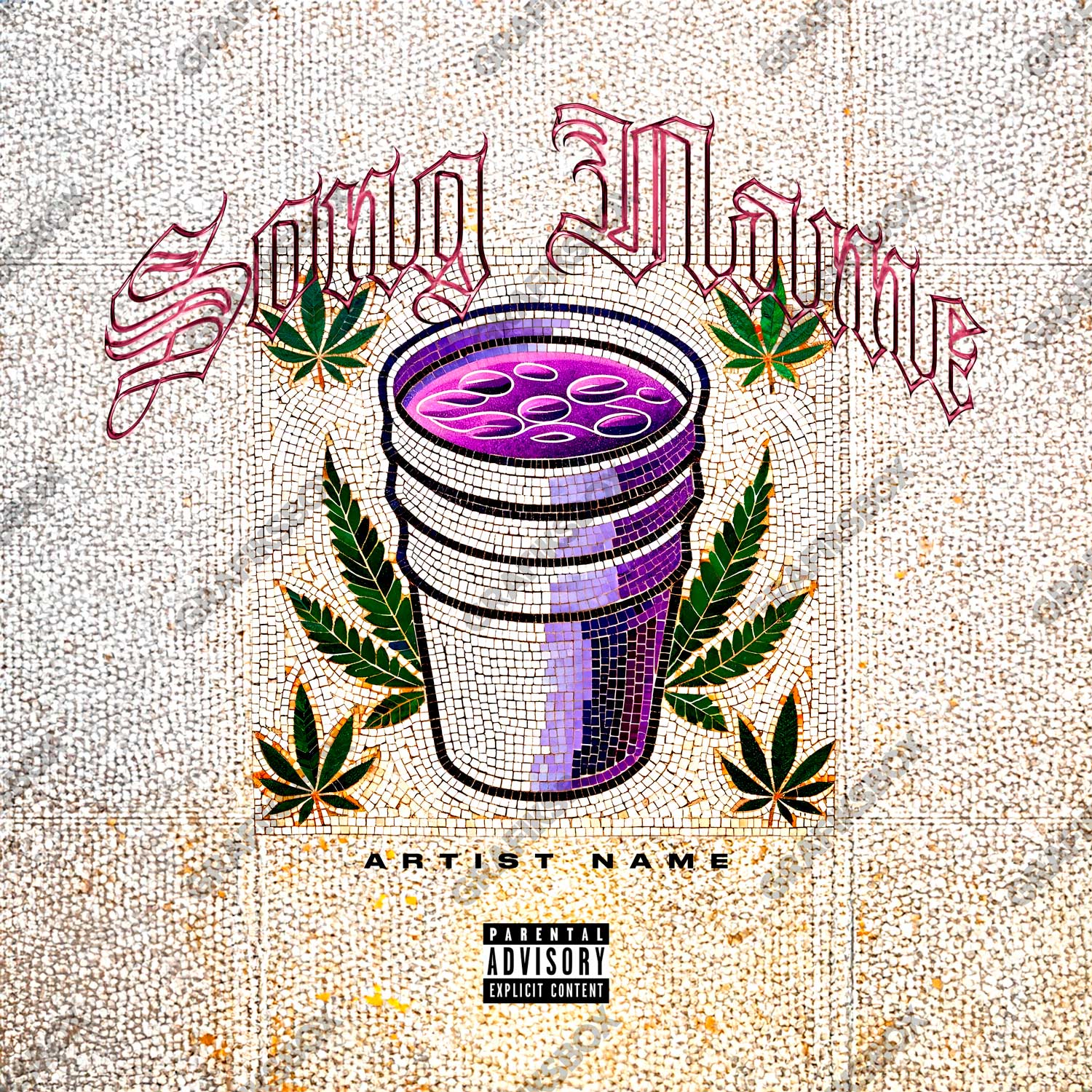 Purple Cup premade cover art