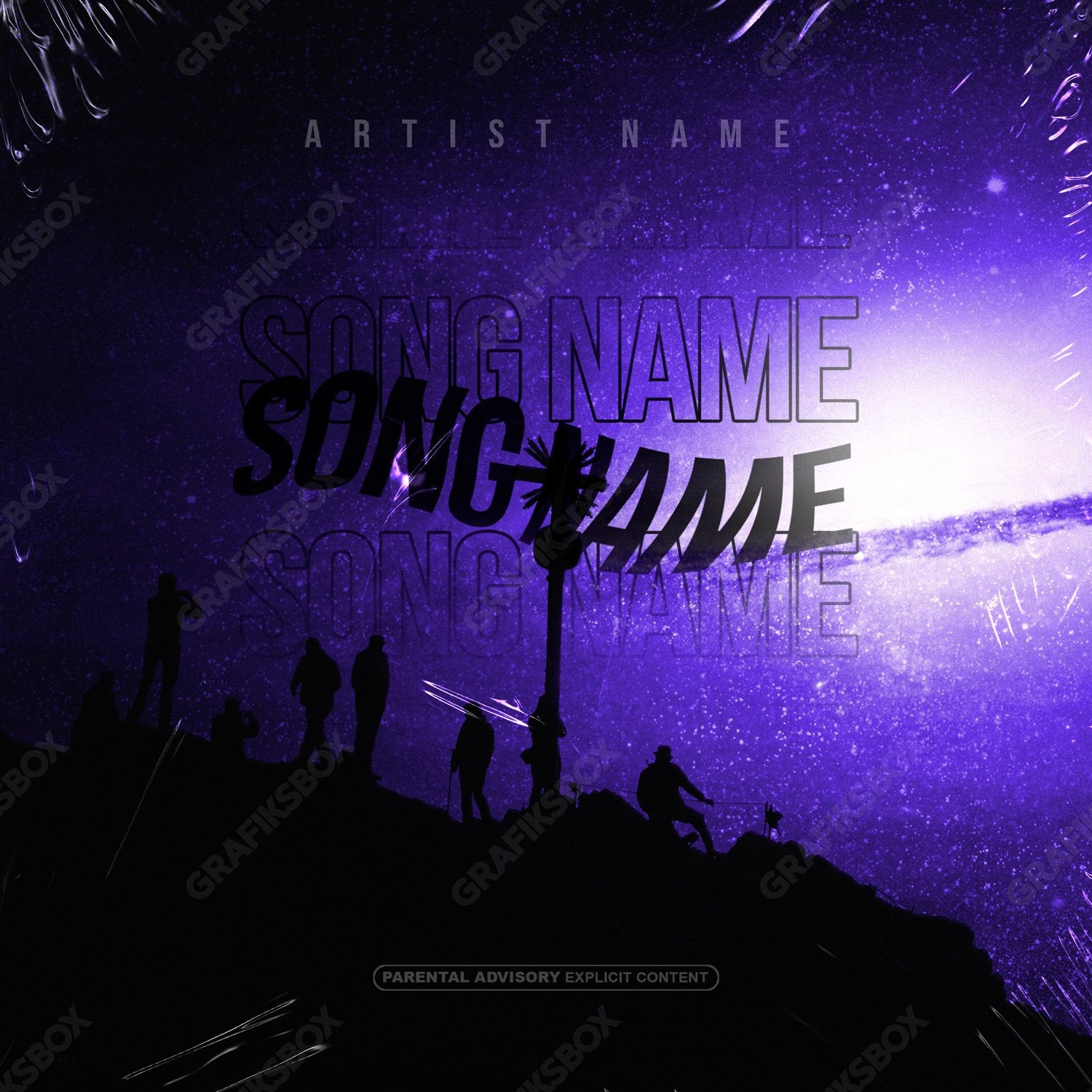 Purple View premade cover art