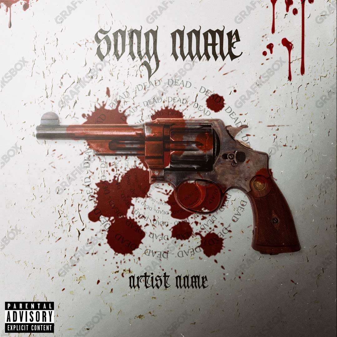 red pistol premade cover art