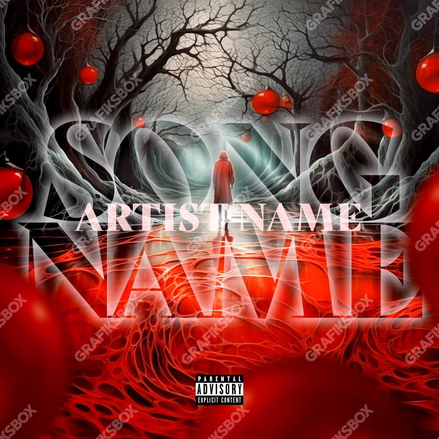 Red Fruit premade cover art