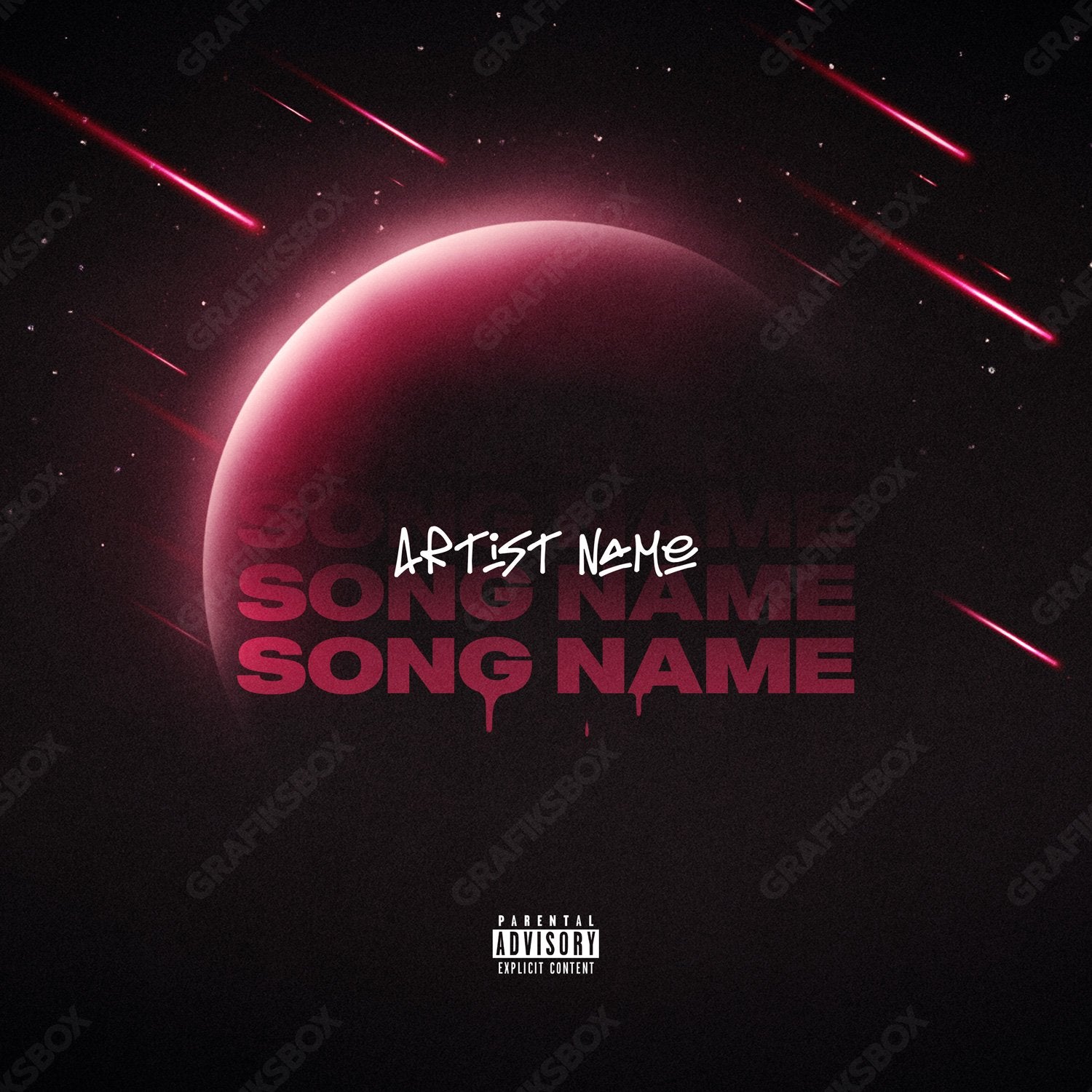 Red Planet premade cover art