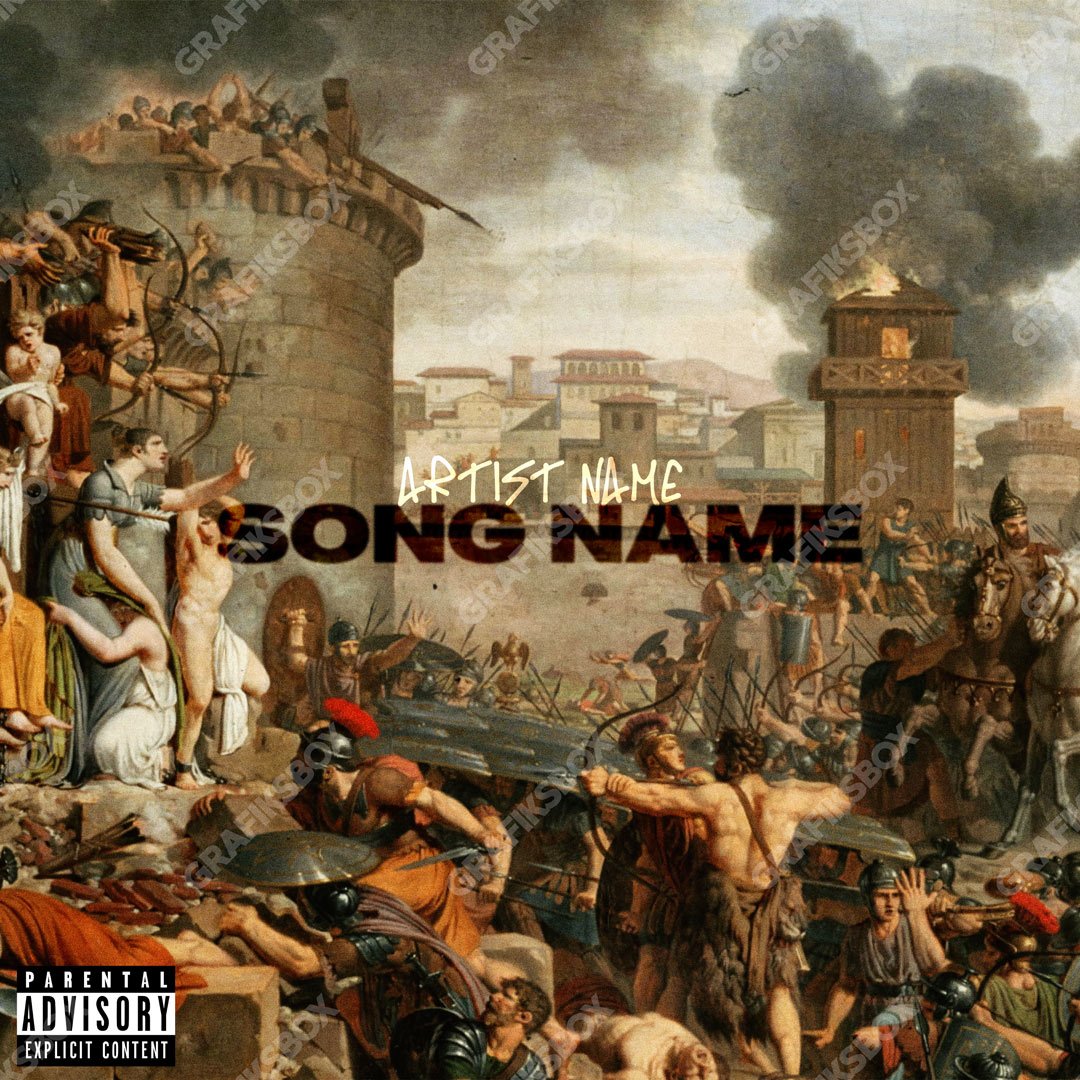 Roman premade cover art