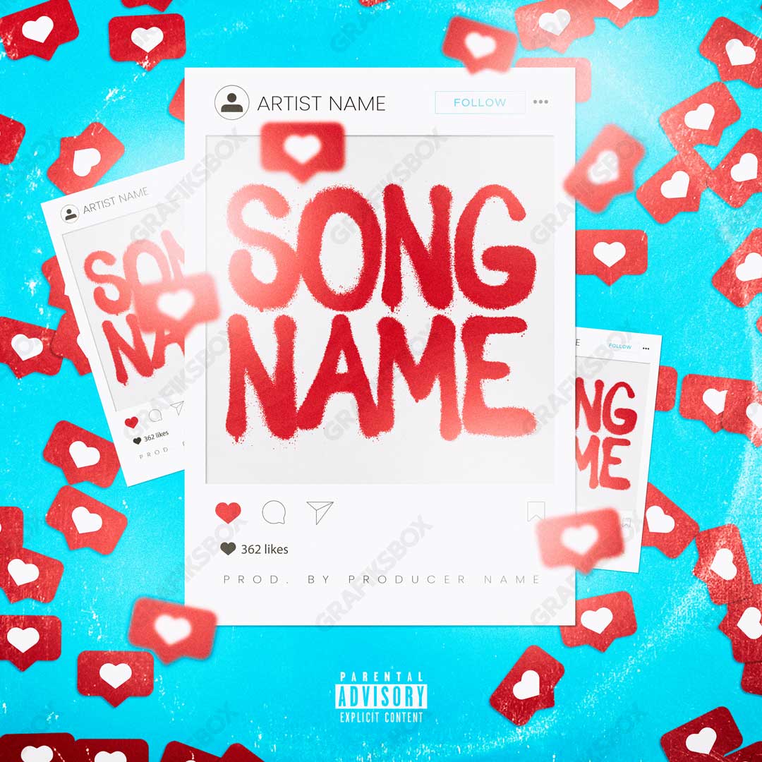 social premade cover art