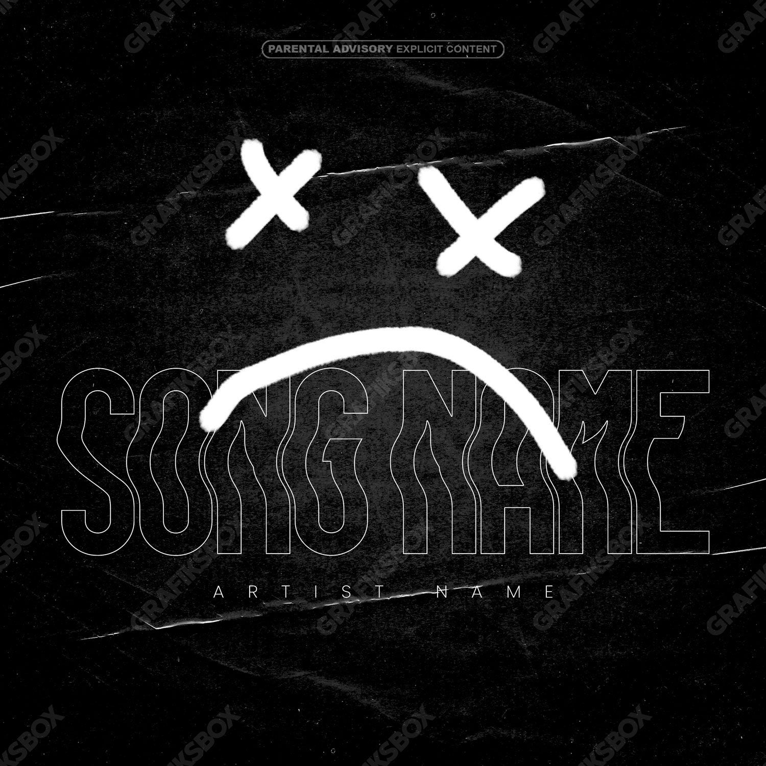 Sad premade cover art