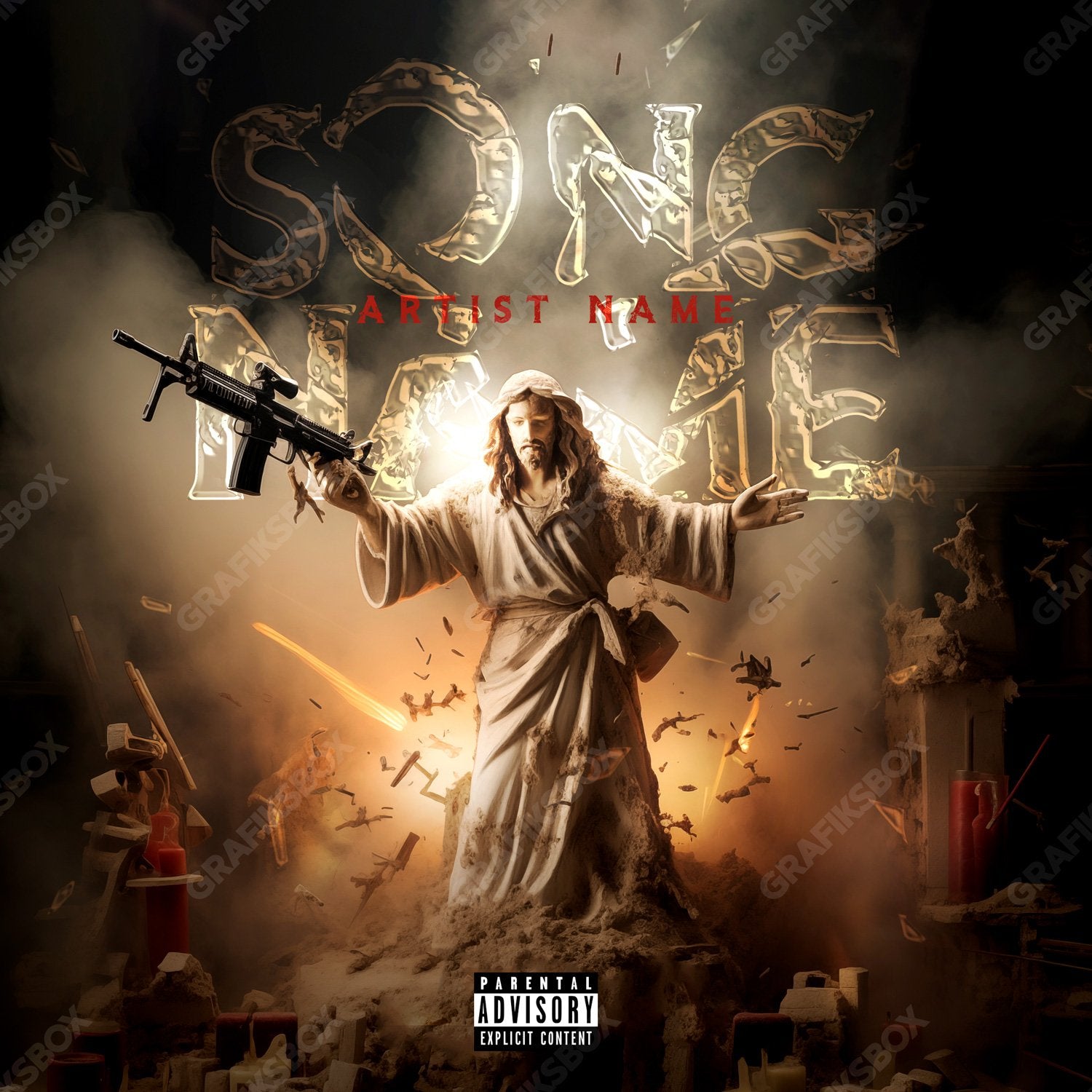 Saint Army premade cover art