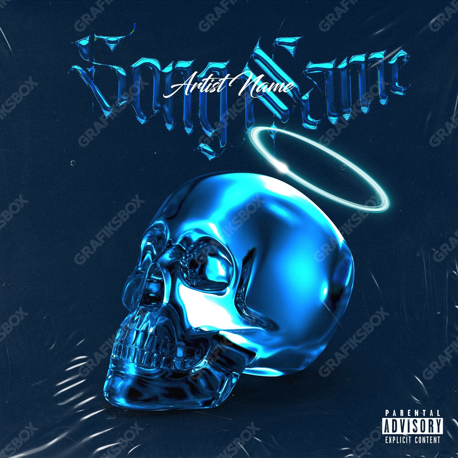Saint Skull premade cover art