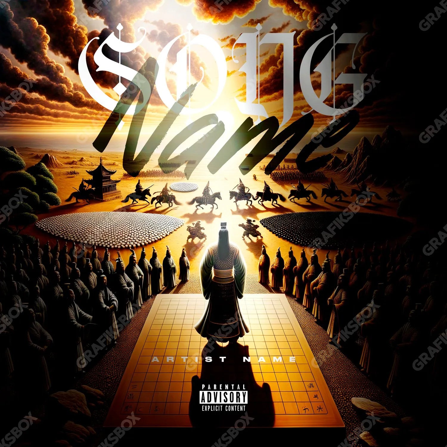 Samurai premade cover art