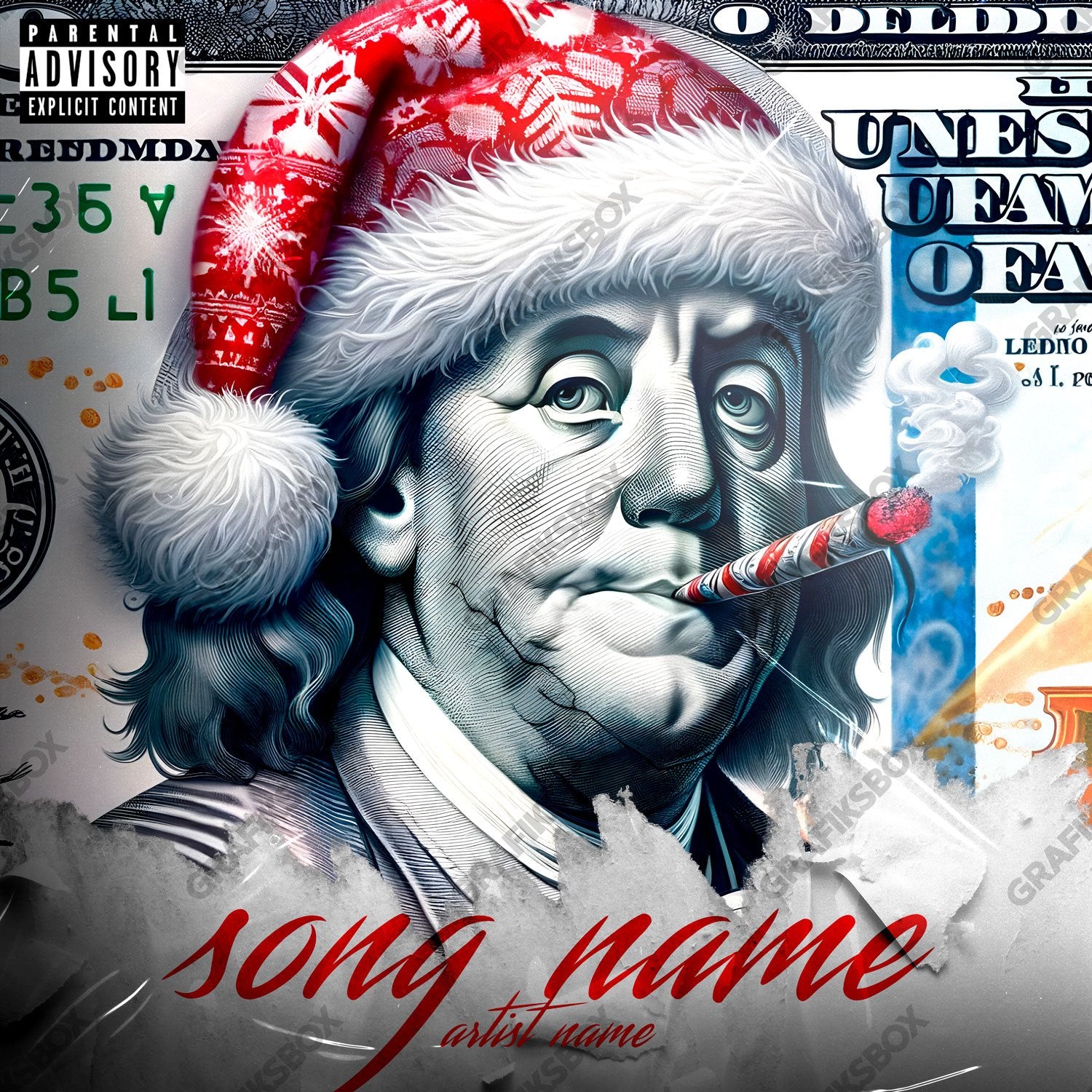 Santa Benja premade cover art