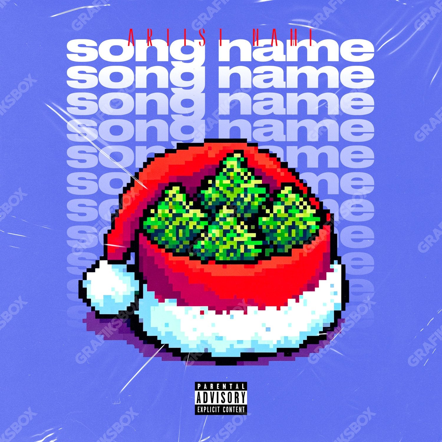 Santa Bud premade cover art