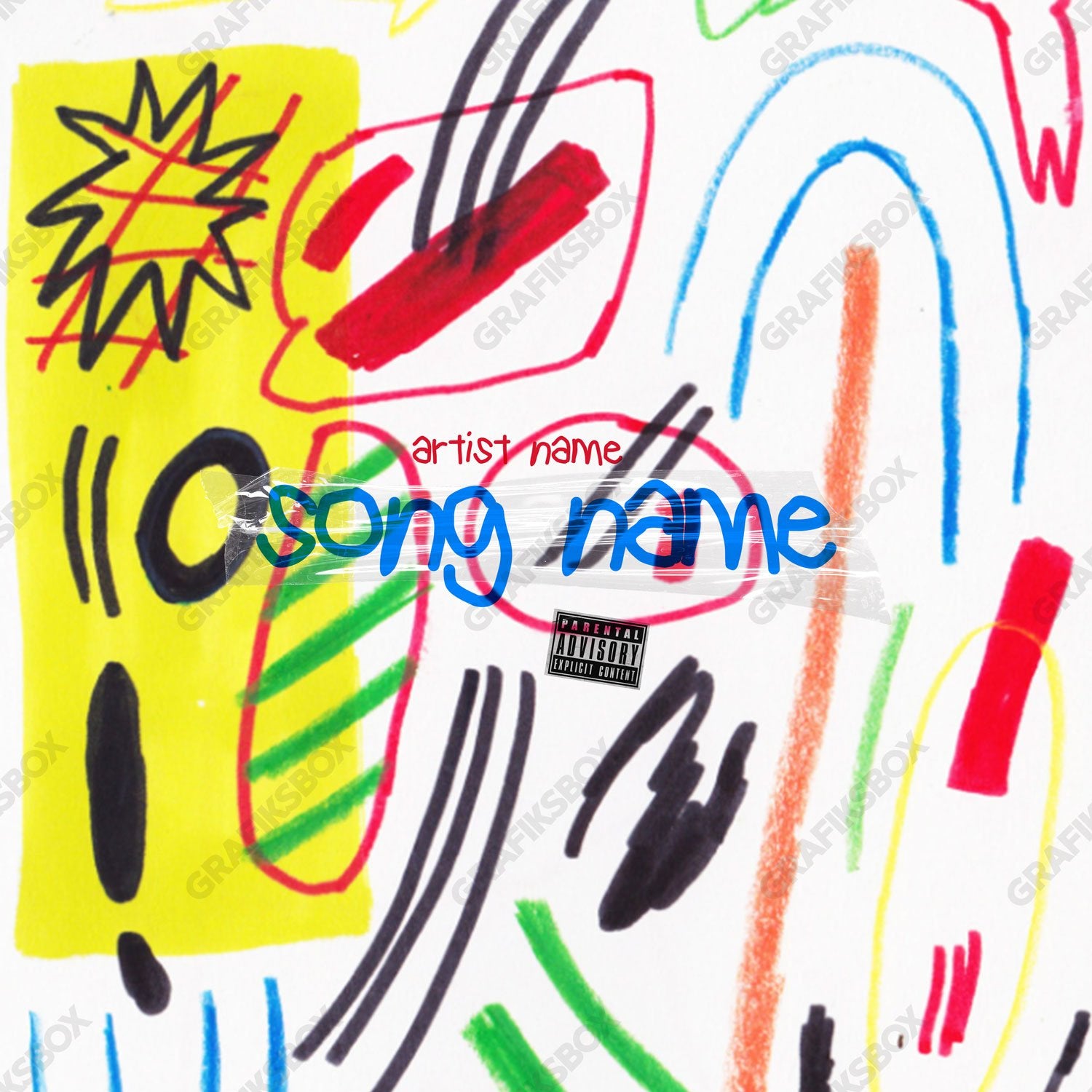 Scribble premade cover art