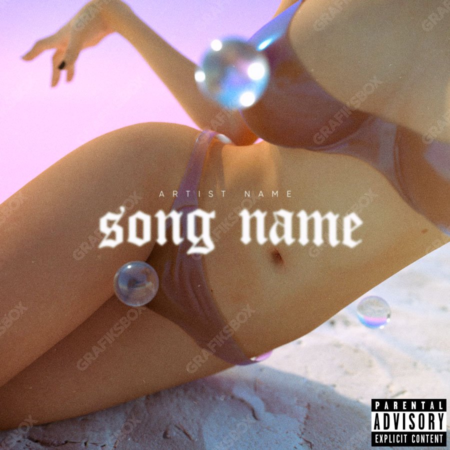 3d girl premade cover art