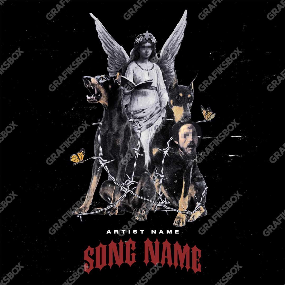 dark album cover art