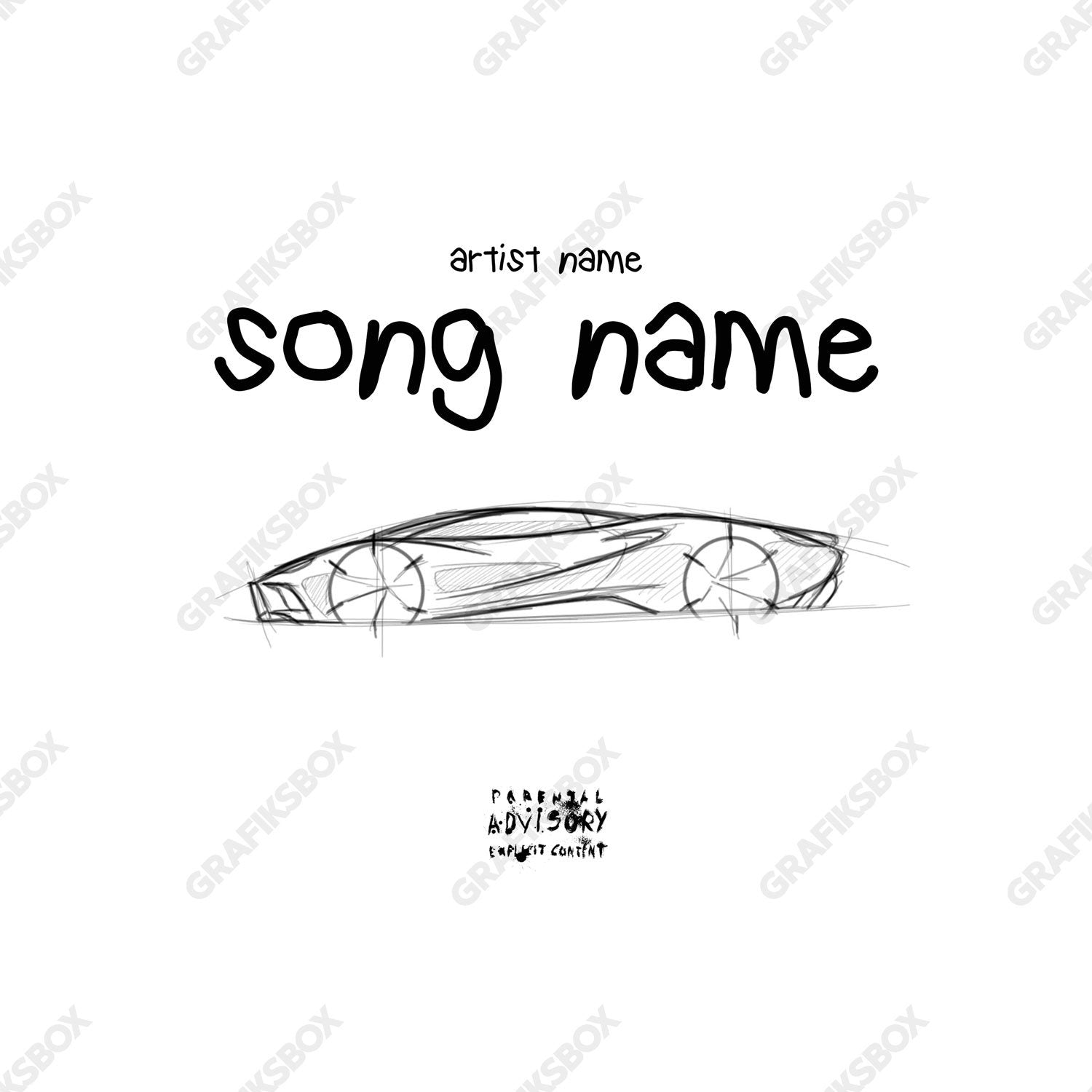 Sketch premade cover art