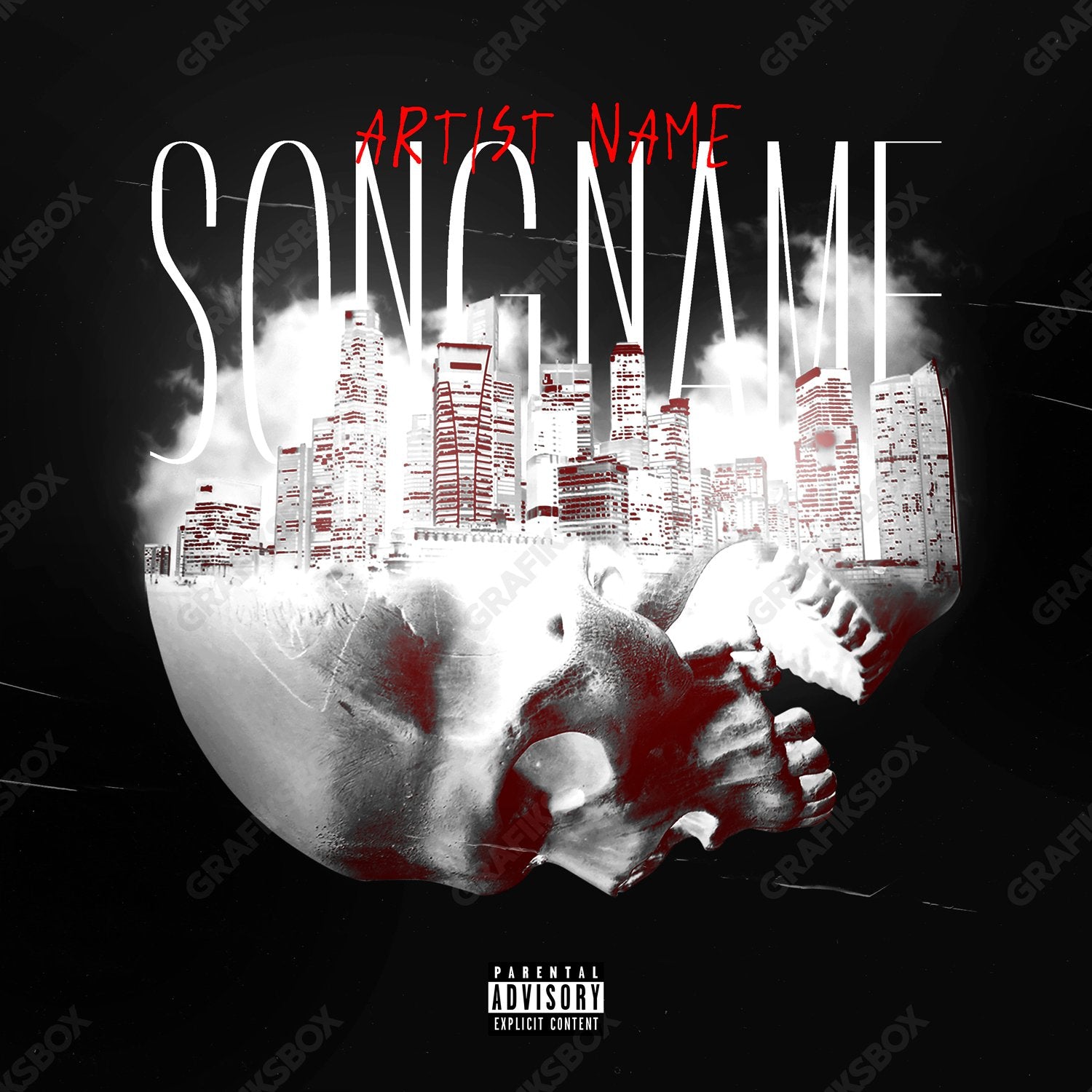 Skulline premade cover art