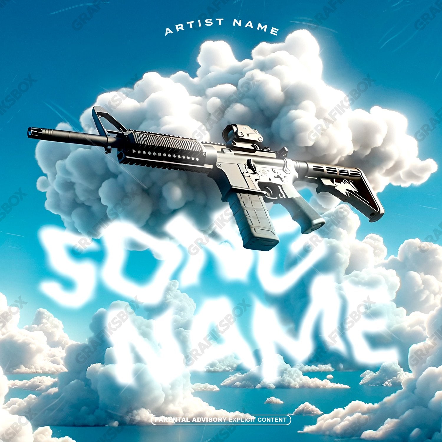 Sky Warrior premade cover art