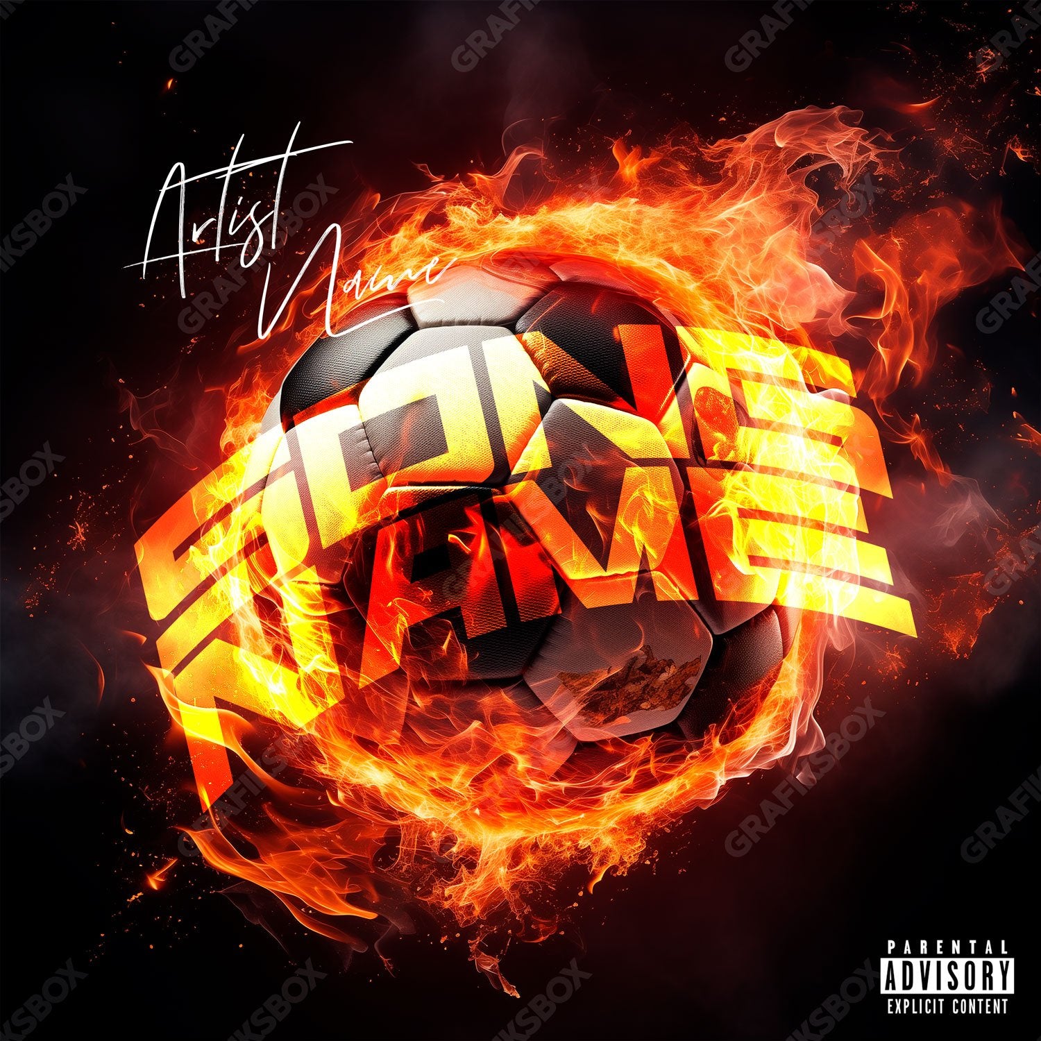 Soccer premade cover art