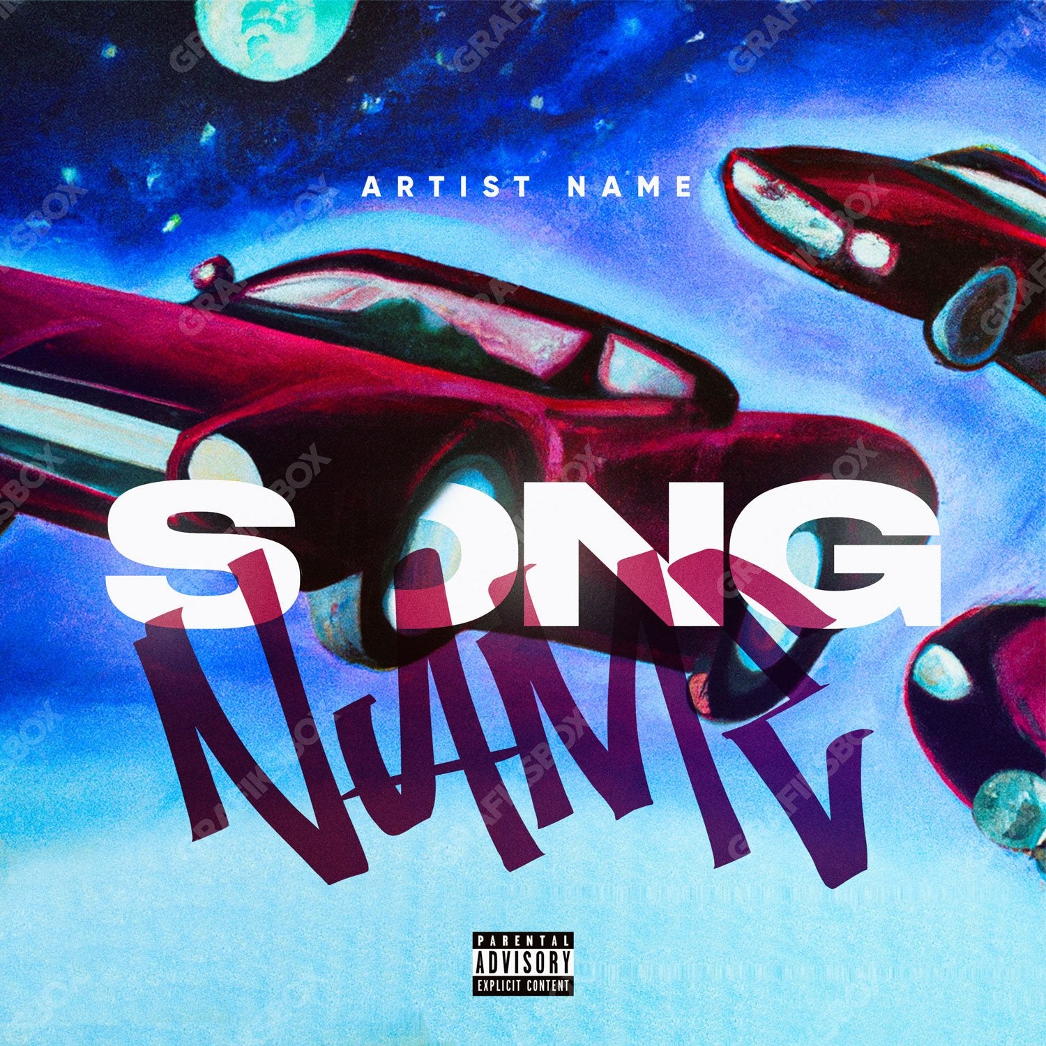 Space Race premade cover art