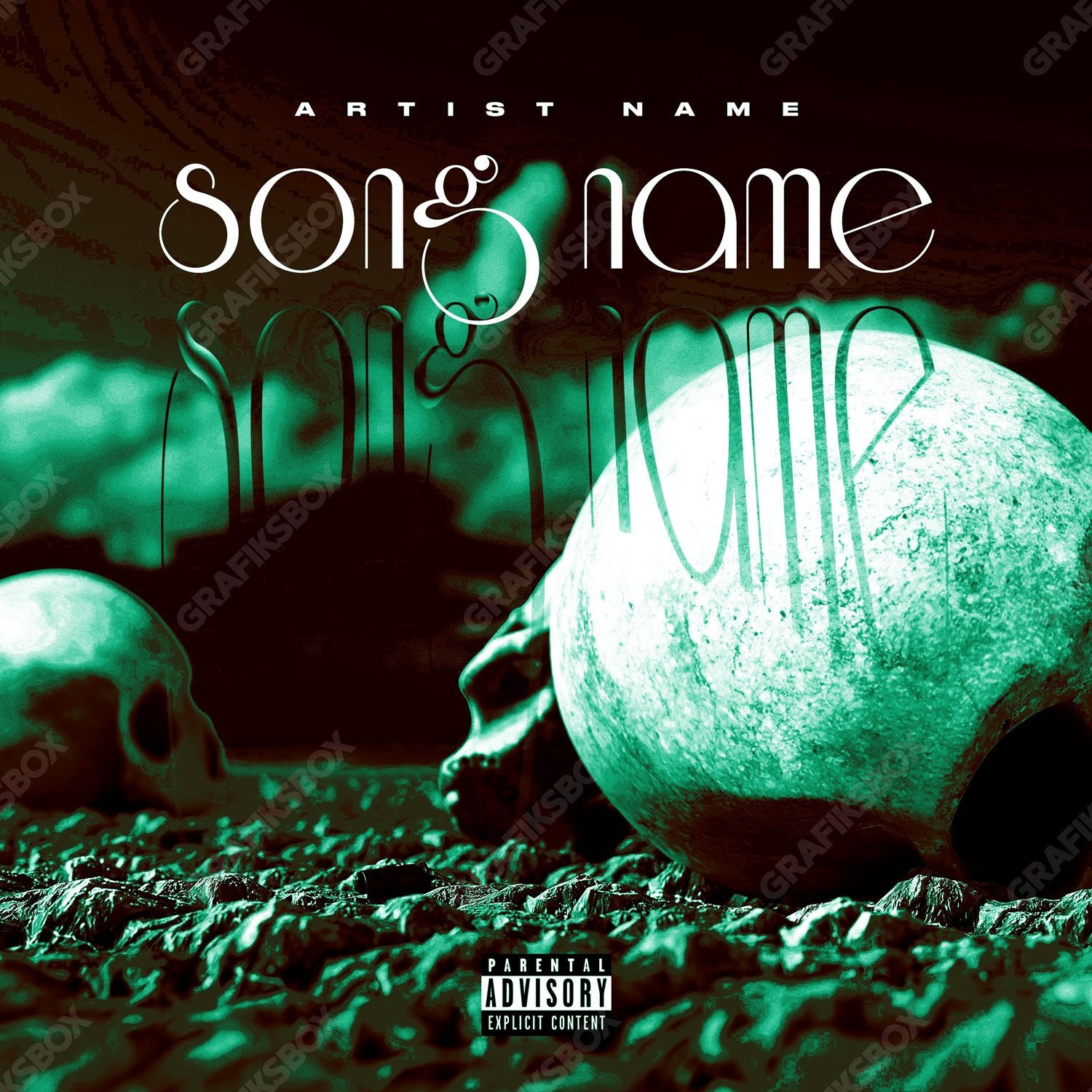 Stage Skull premade cover art