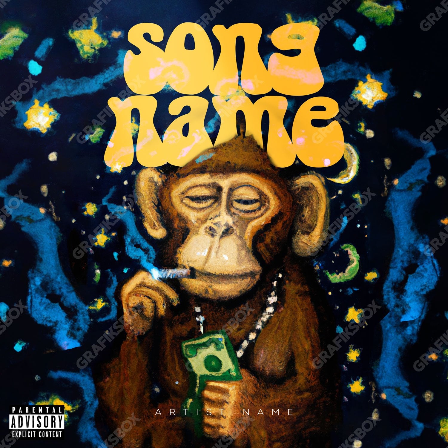 Starry Night premade cover art