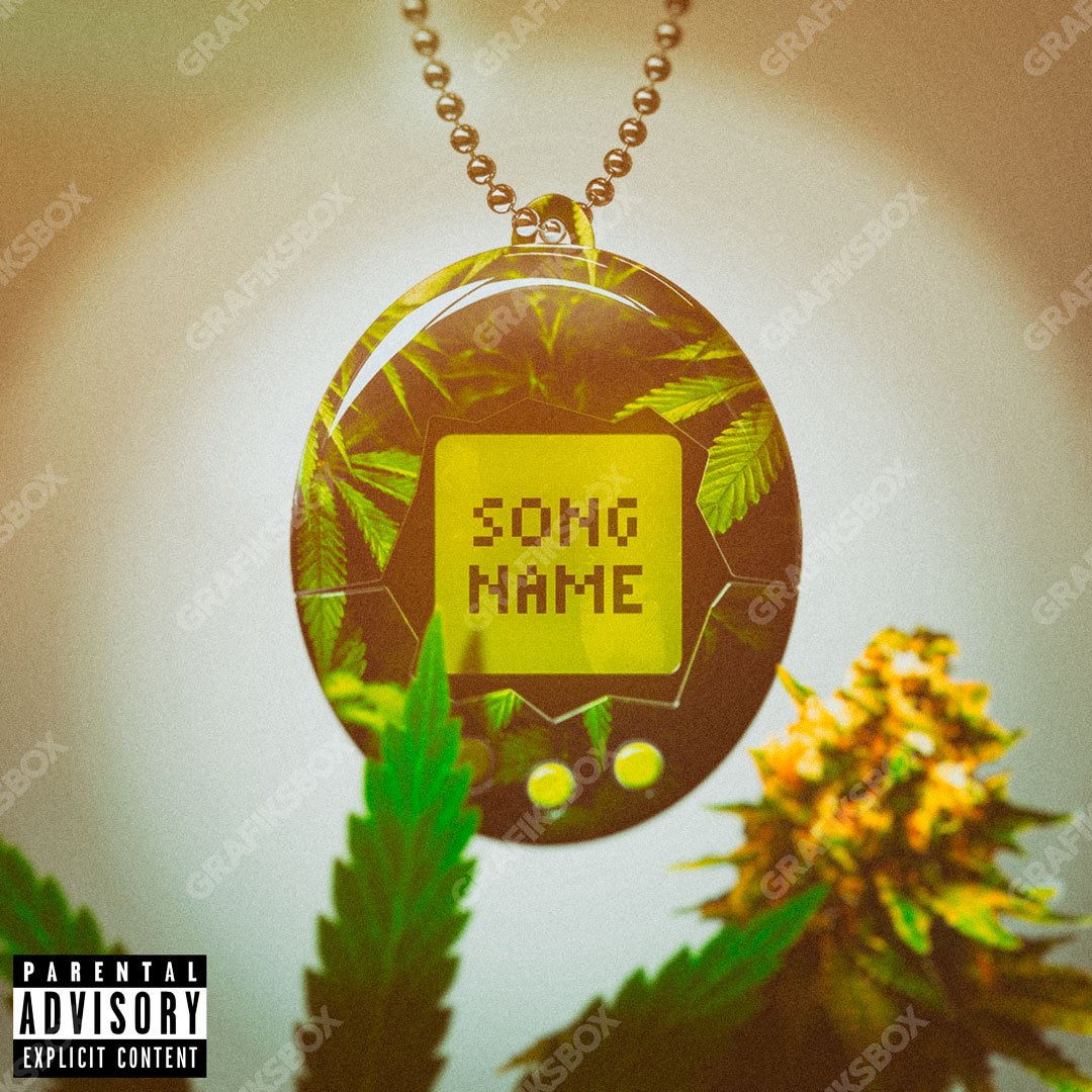 Tamagotchi premade cover art