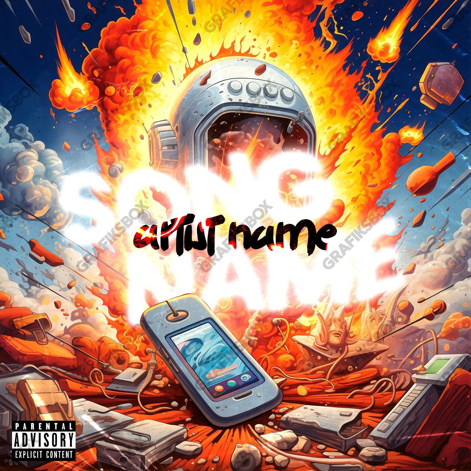 Tecno premade cover art