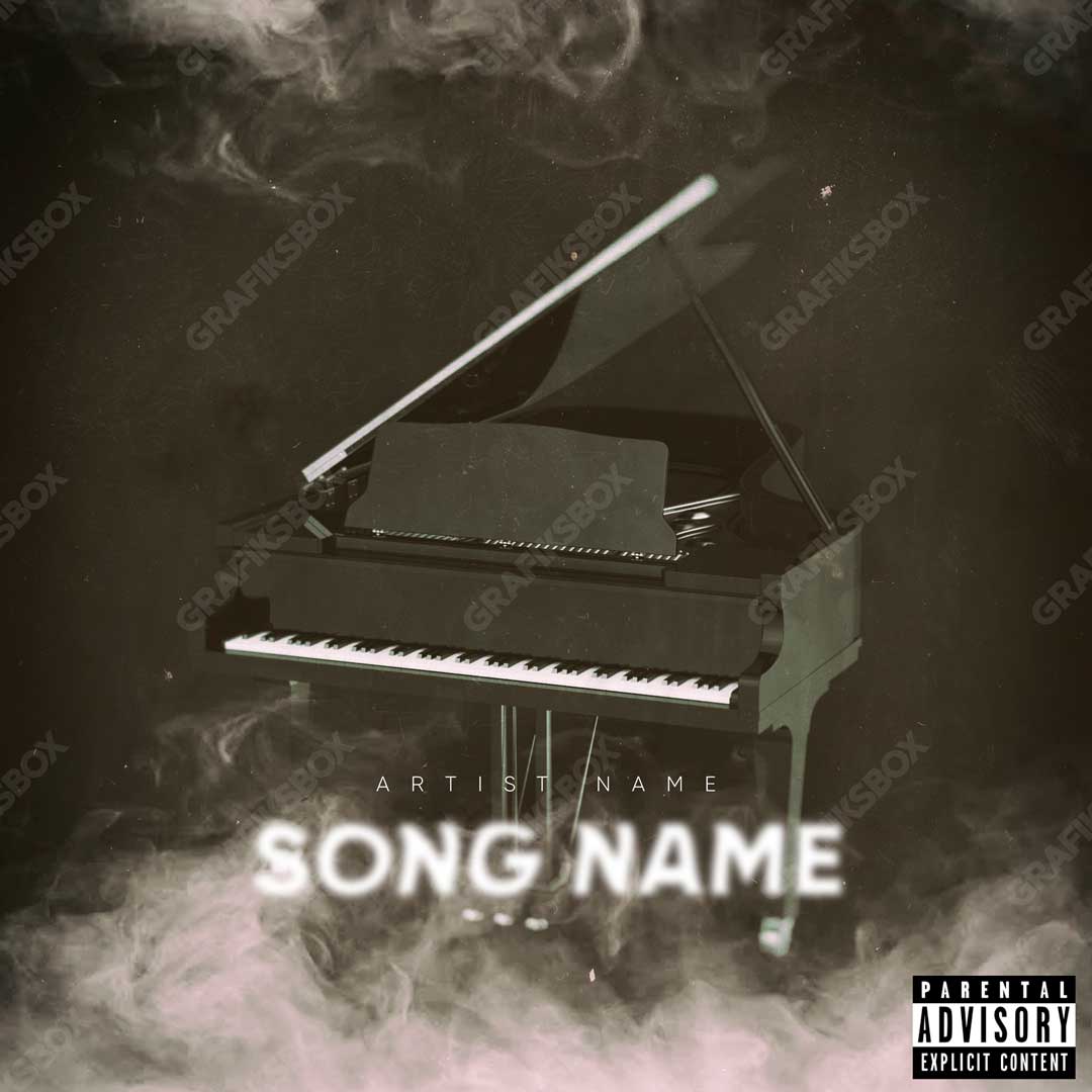 piano premade cover art