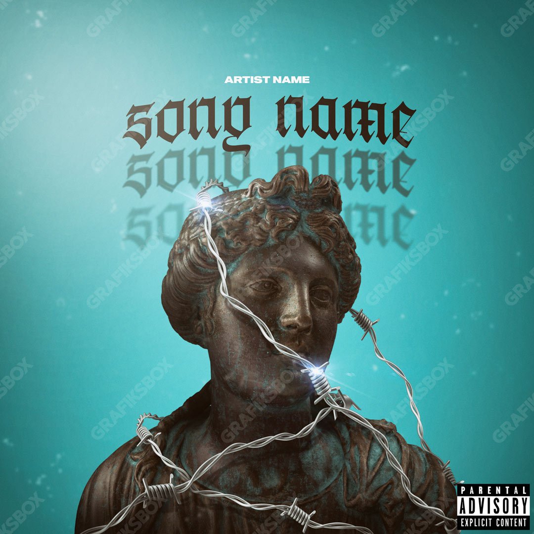Trapped Statue premade cover art