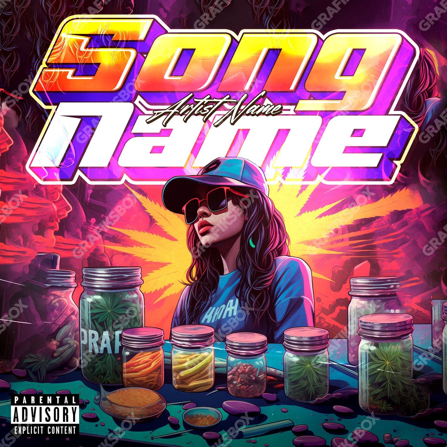 Traqueta premade cover art