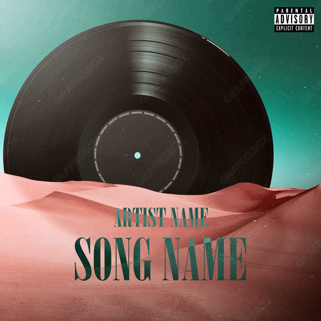 Vinyl On Desert premade cover art