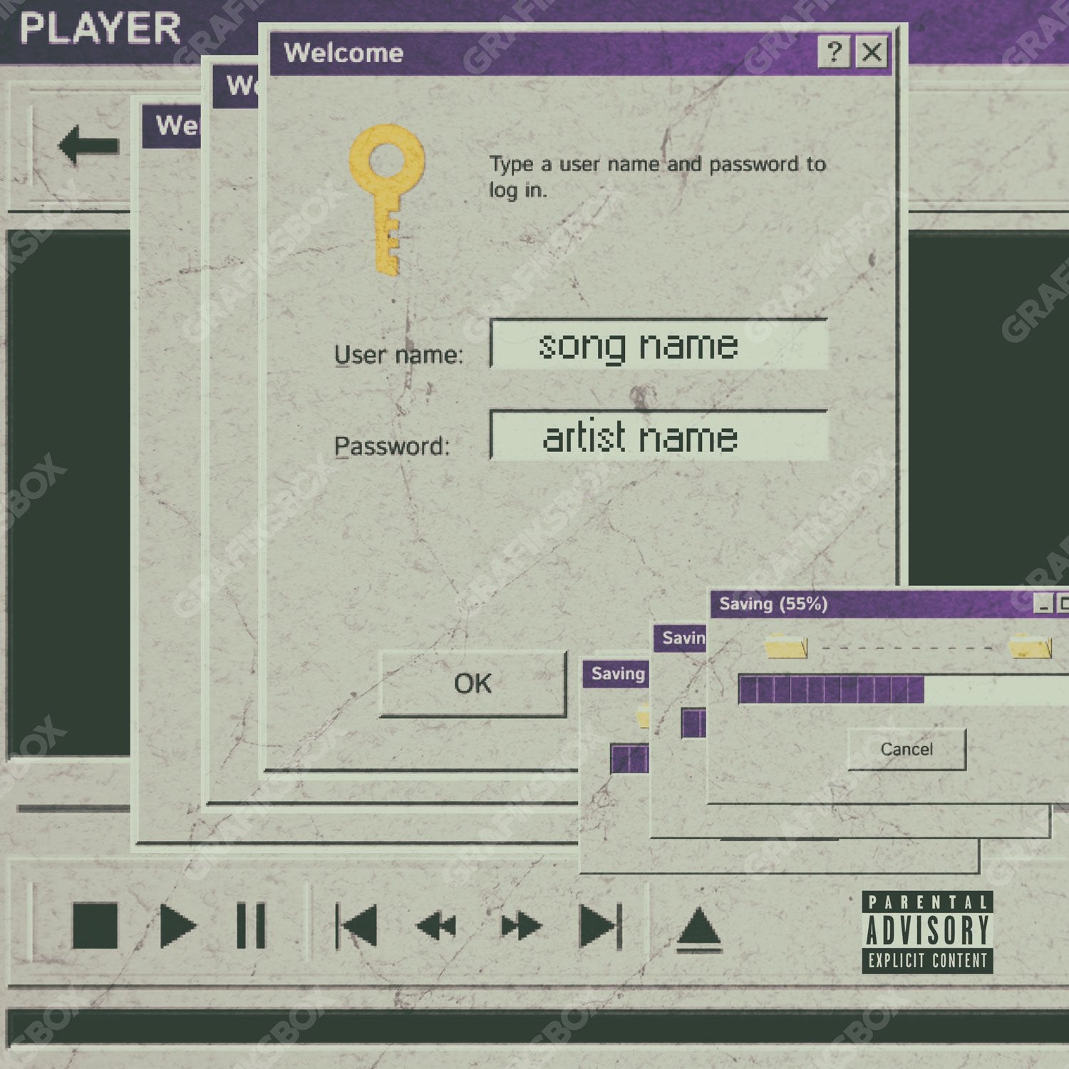 Window$ premade cover art